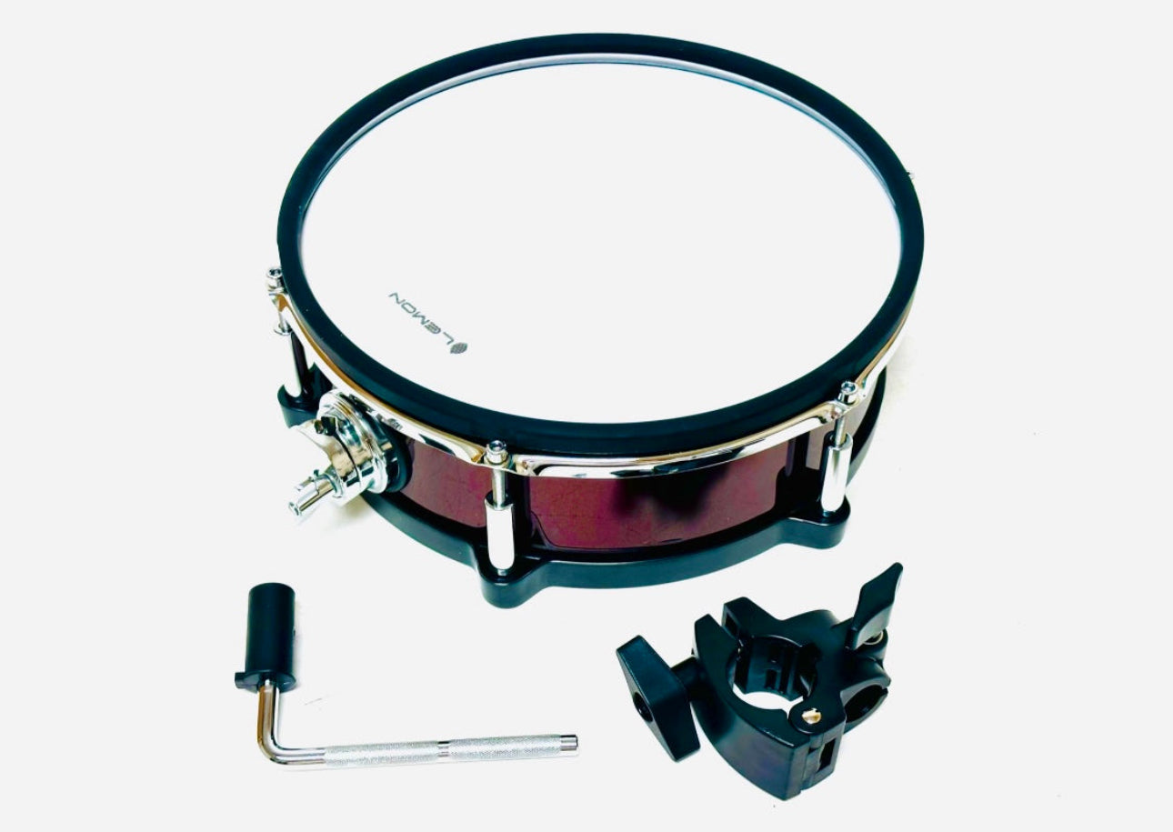 Lemon RED Shell Pack Snare Tom Bass Kick Drum for Roland and Alesis Kit