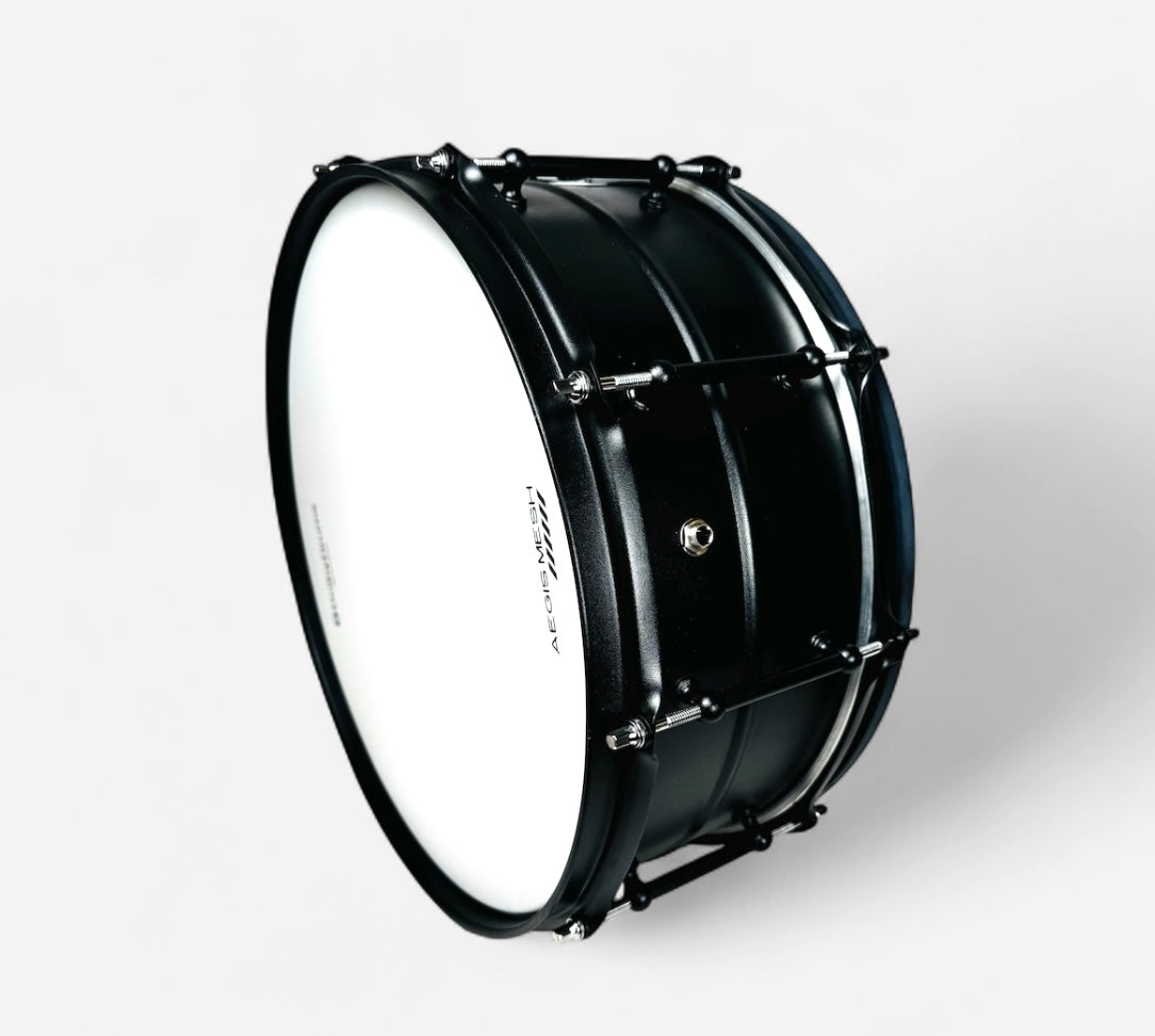 14” Black Metal Electronic SNARE w 6 Triggers M6 PRO for Roland Alesis Drum