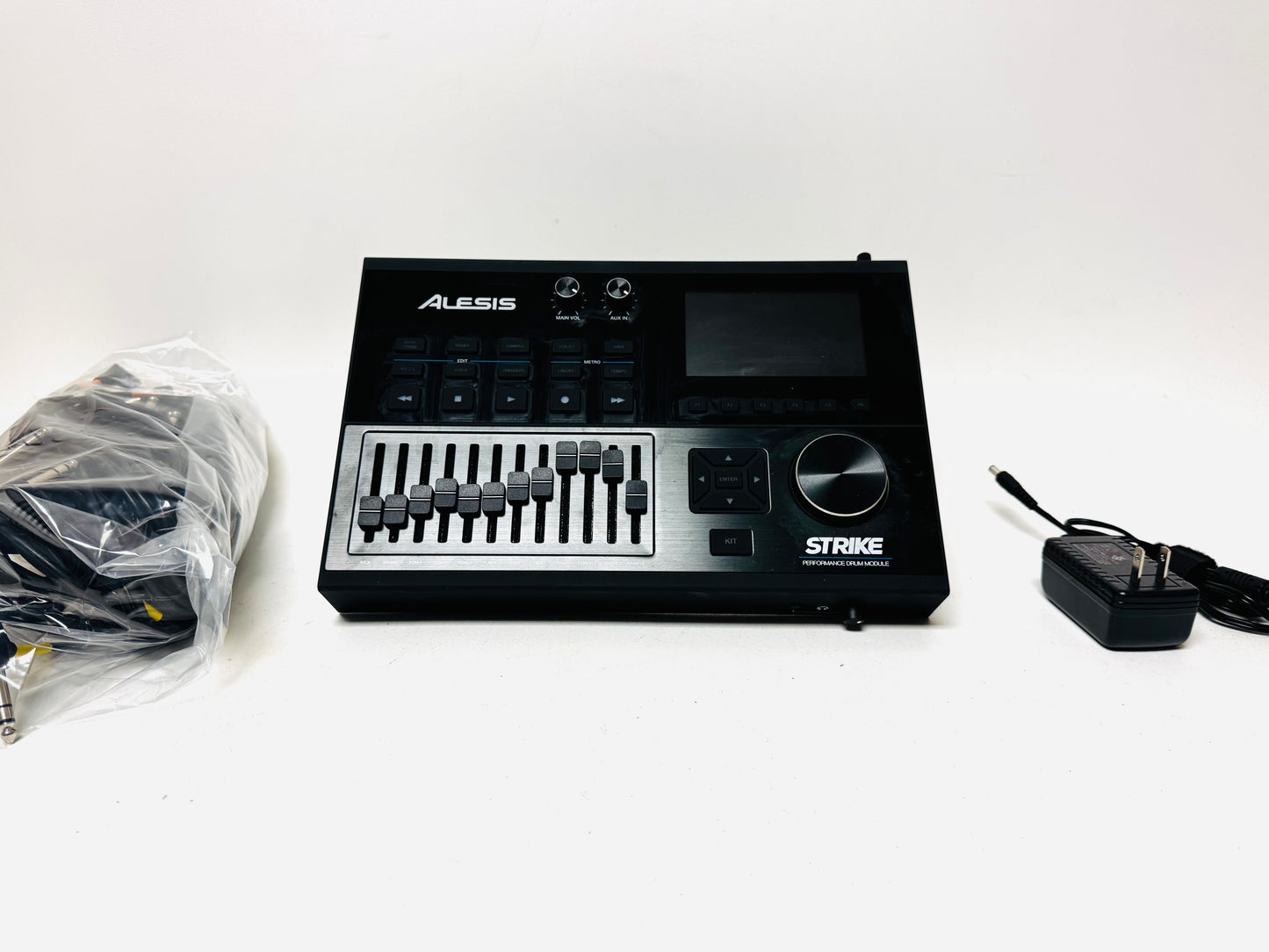 Alesis Strike Drum Module Brain with Cables and Mount Plate
