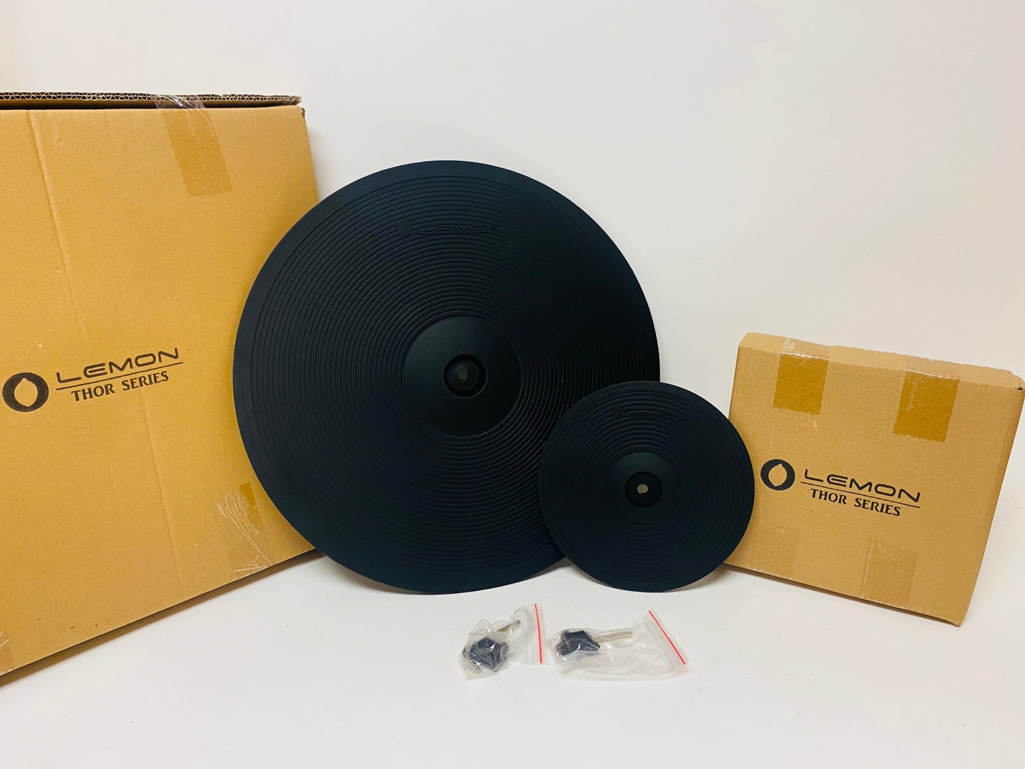 Set of Lemon 18” Triple Zone Ride and 9” Crash for Roland Alesis Kit