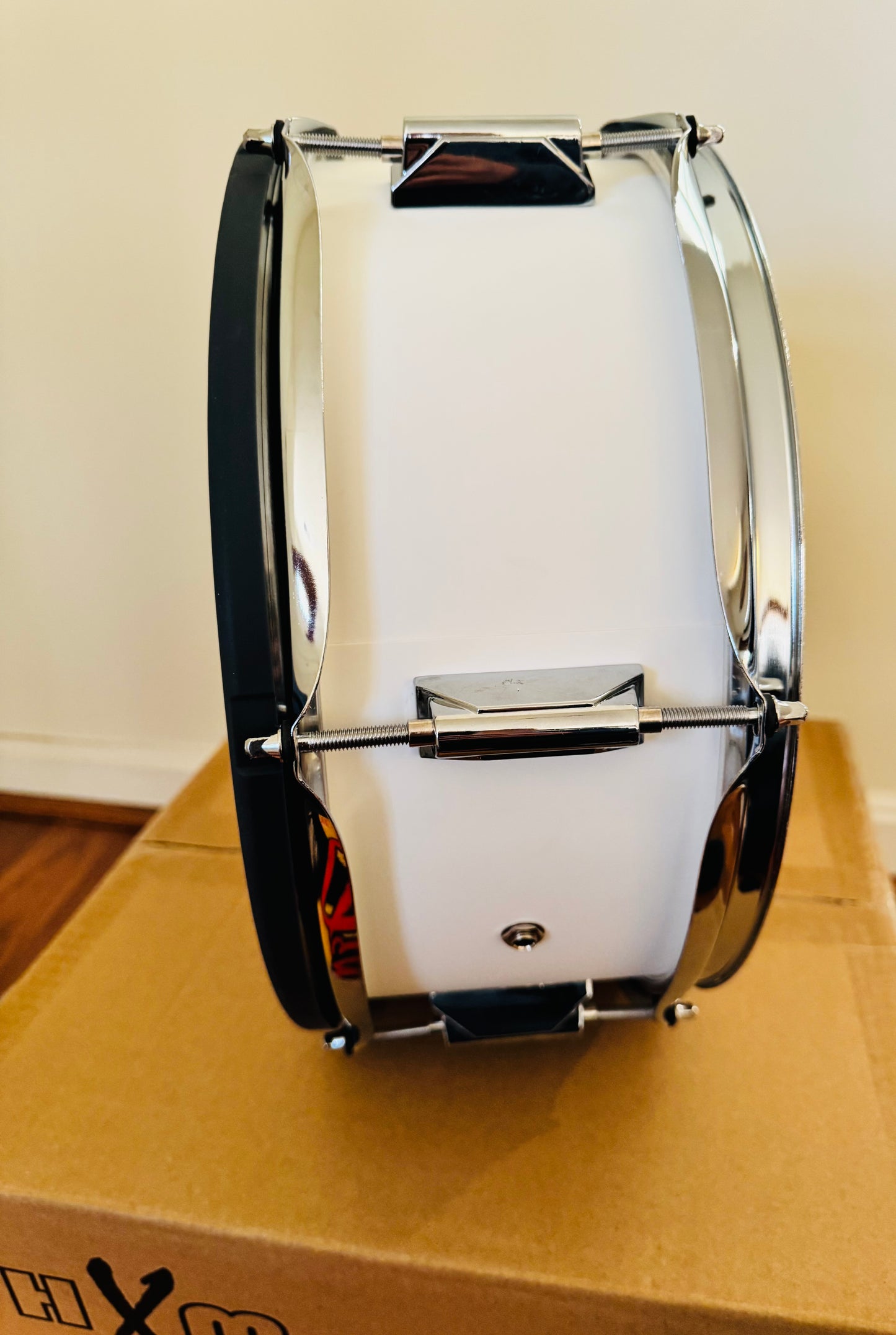 HXM 13” X 5” White Snare Drum for Roland Alesis Lemon Kit OPEN BOX