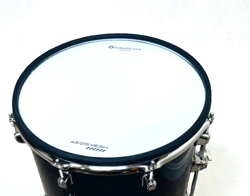 Dolby 14 x 14” Floor Tom BLACK SPARKLE Electronic Full Shell for Roland Alesis