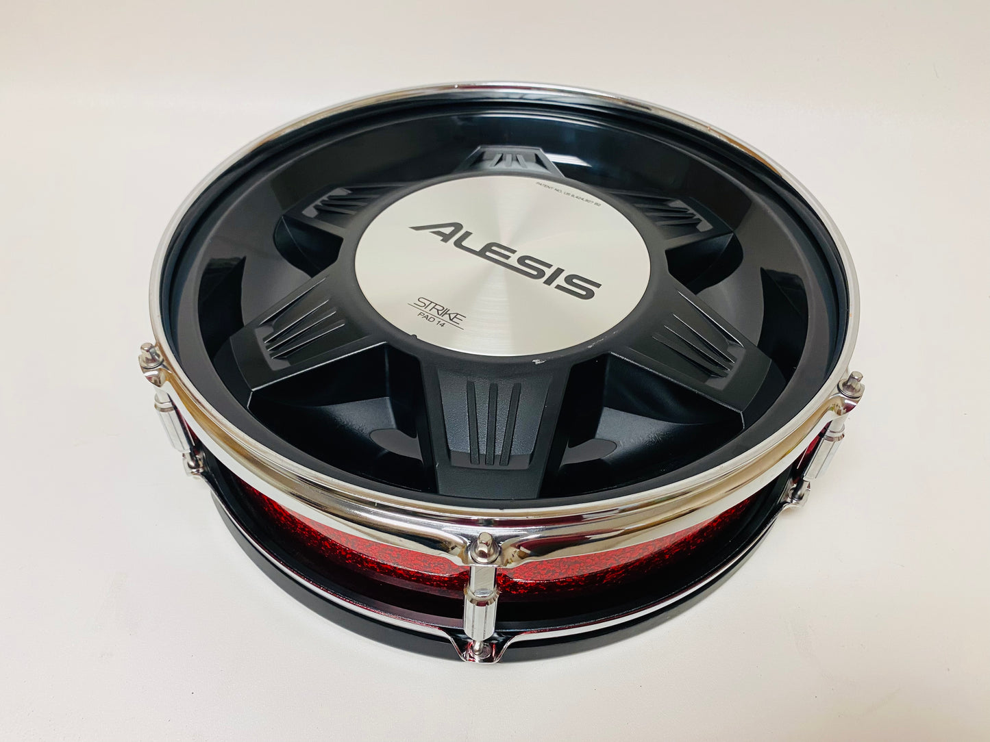 Alesis Strike Pro 14” Snare Red Sparkle Mesh Pad