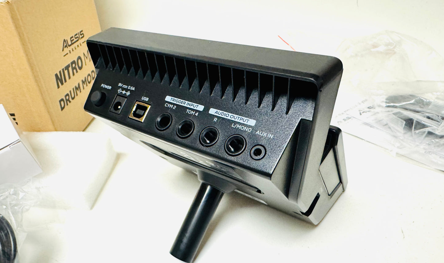 Alesis Nitro MAX Drum Module BFD Brain with Cables OPEN BOX