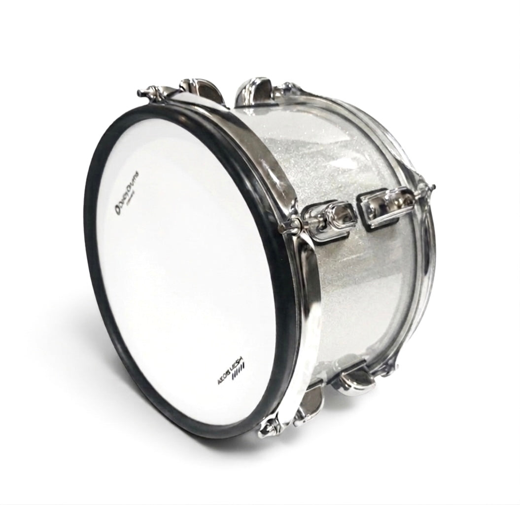 Dolby 8” Electronic White Silver TOM w 3 Triggers for Roland Alesis Drum