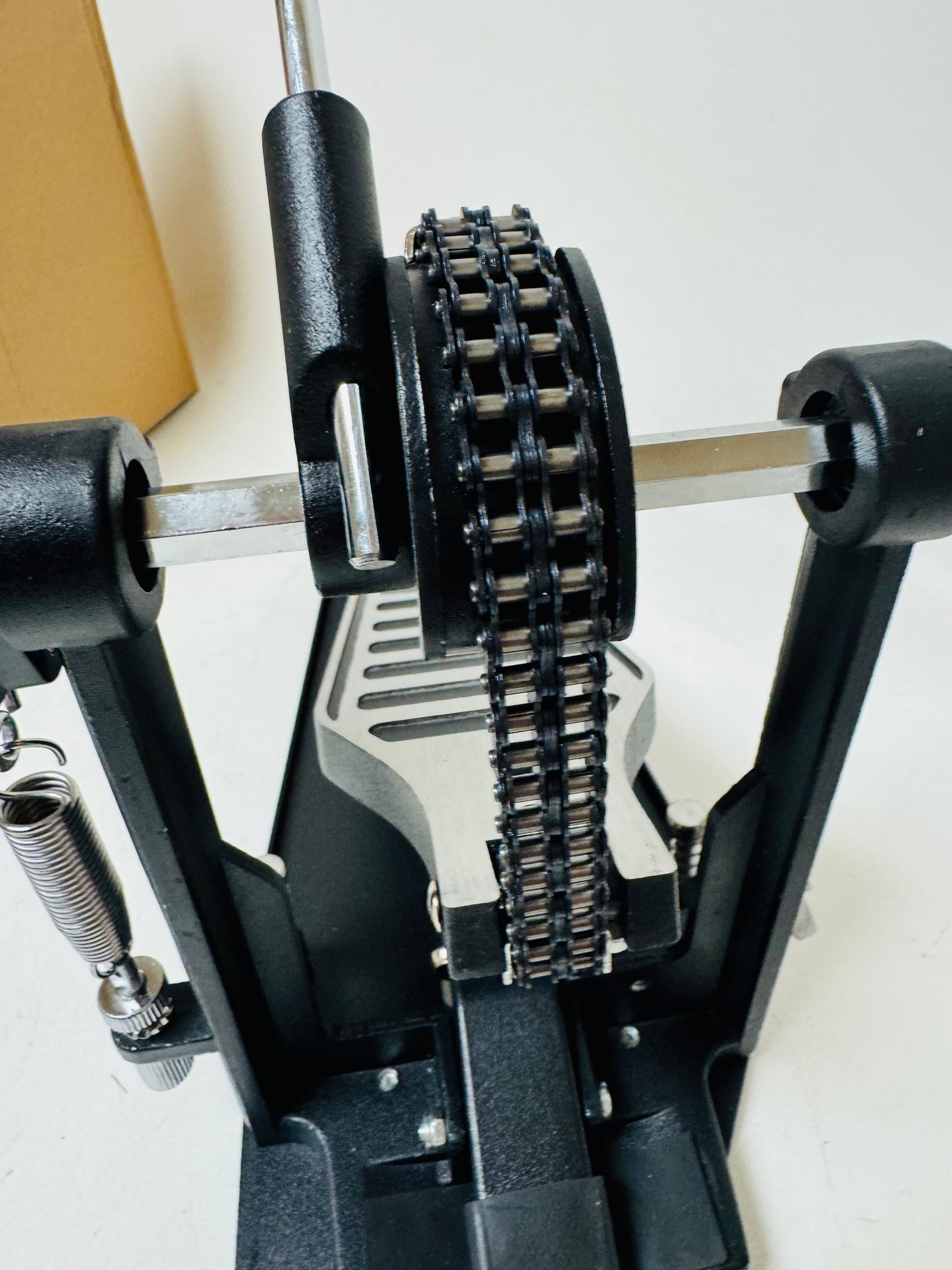 HXM Single Kick Drum Pedal Dual Chain for acoustic or electric