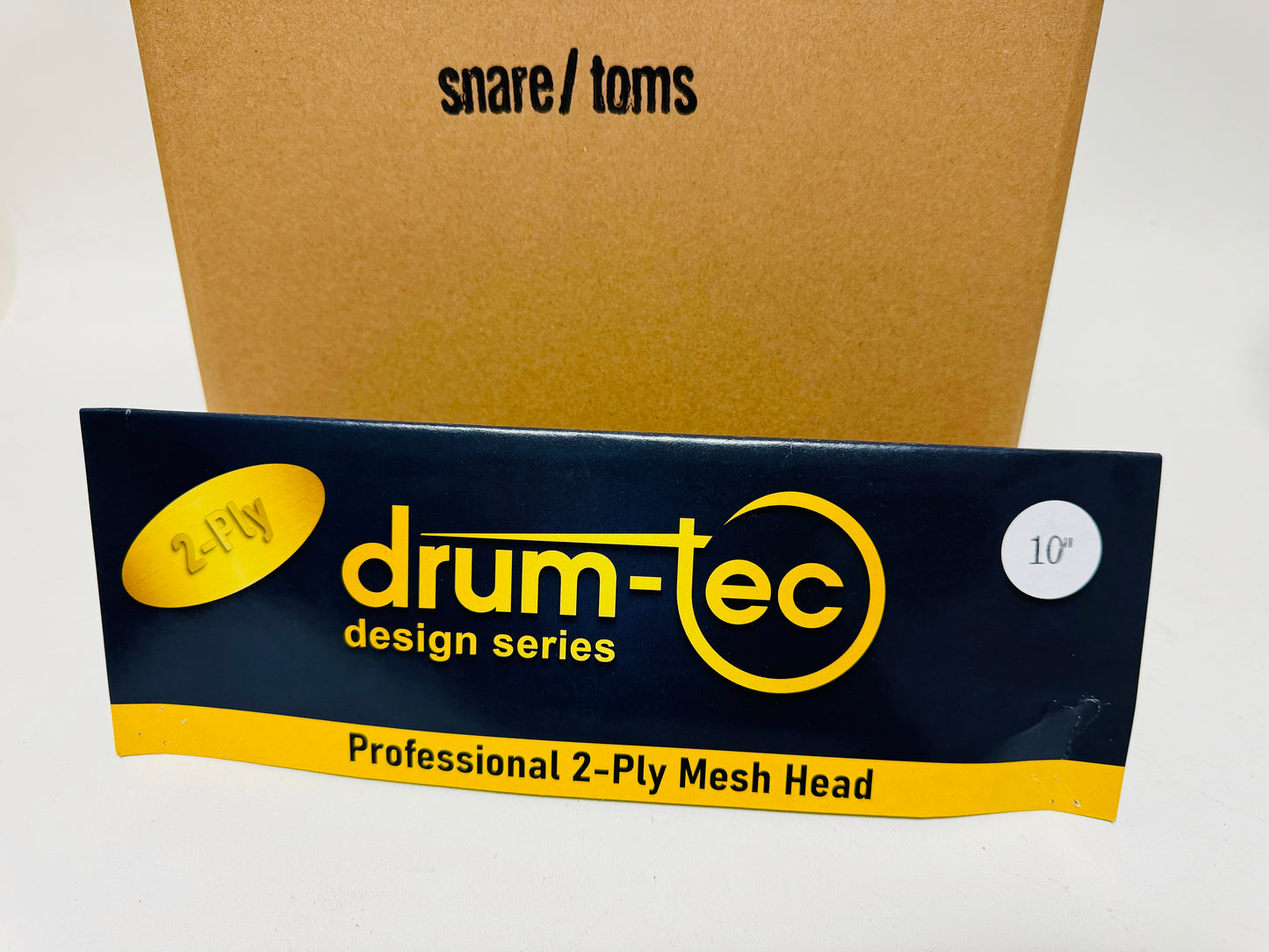 Lemon 10” x 5” Black Sparkle w Drum-Tec Mesh Head Tom for Roland Alesis Strike Kit Kit