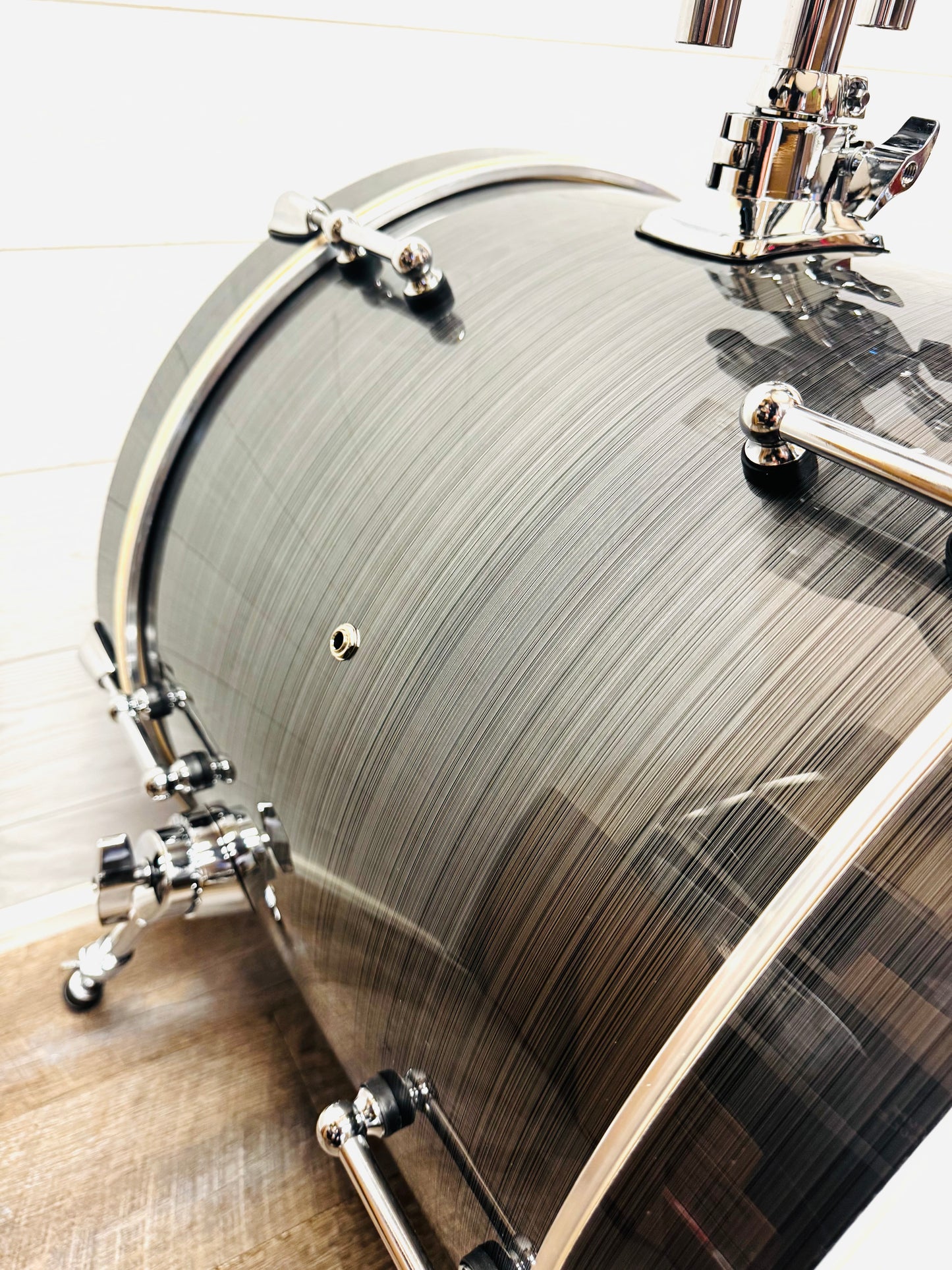 HXM Shell Pack Silver Kick Floor Rack Tom for Roland Alesis Lemon Kit