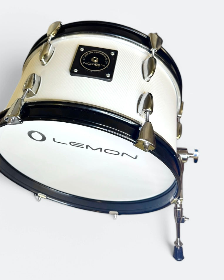 Lemon WHITE Shell Pack Tom Bass Kick Drum for Roland and Alesis Kit
