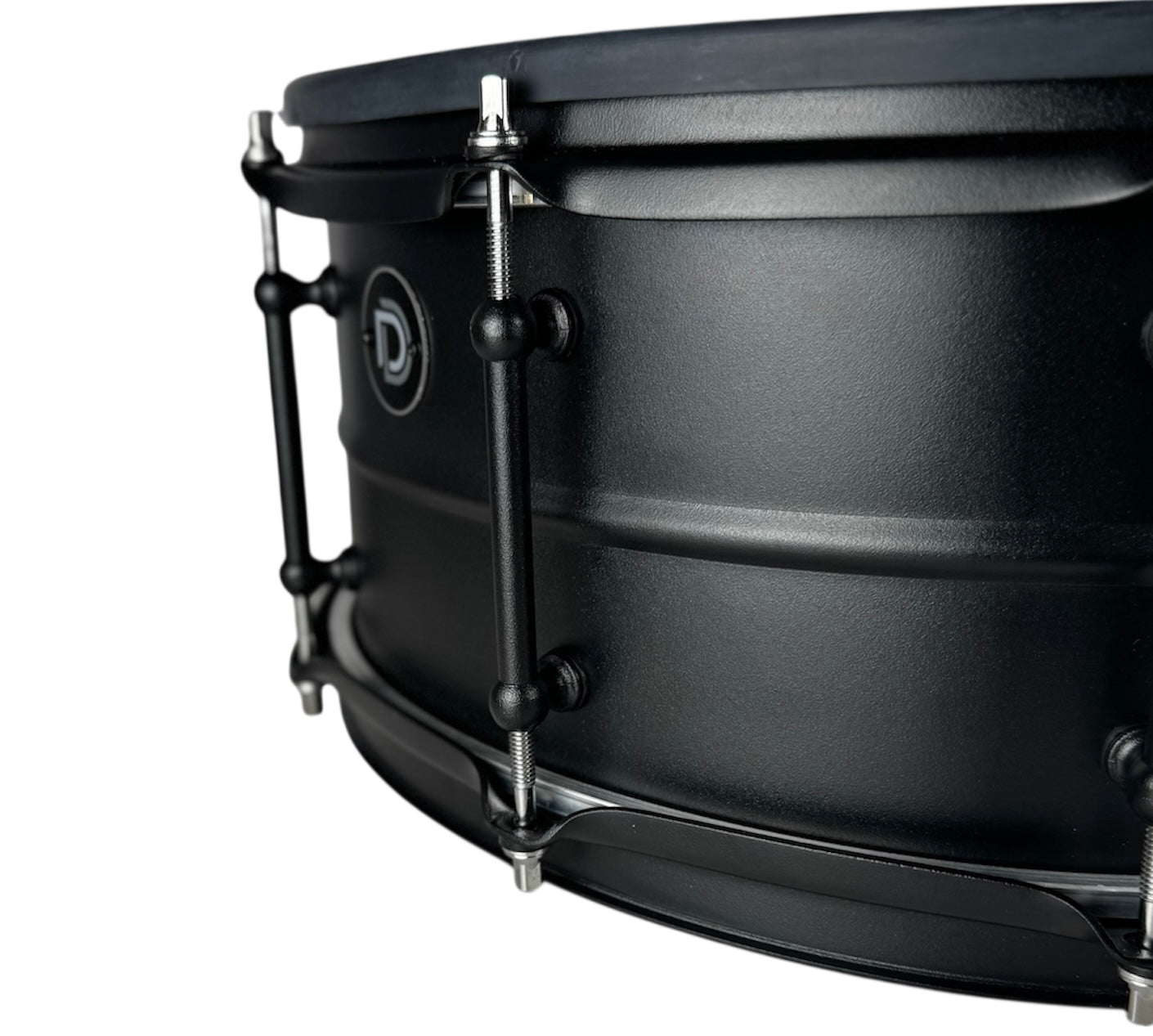 14” Black Metal Electronic SNARE w 6 Triggers M6 PRO for Roland Alesis Drum