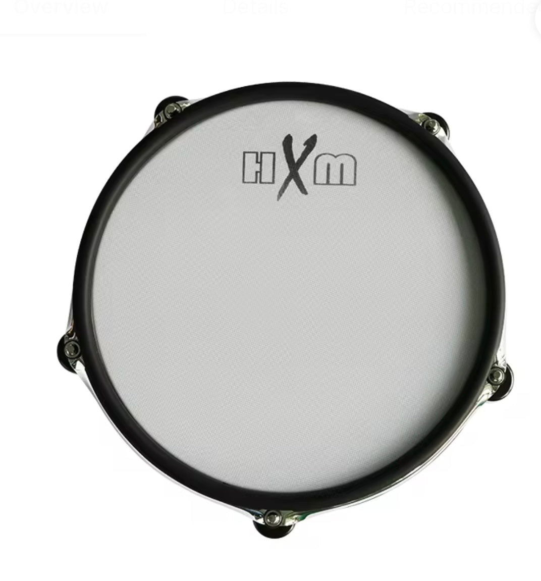 HXM 14” X 14” Mesh Black Sparkle Floor Tom for Roland Alesis Lemon Kit VAD