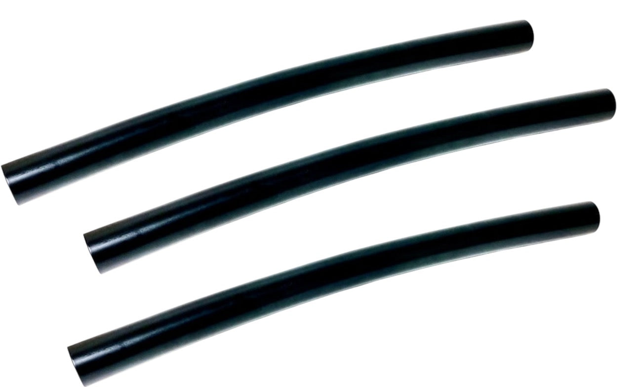 Set of 3 Roland 22” Curved Rack Tube Black 1.5” Diameter
