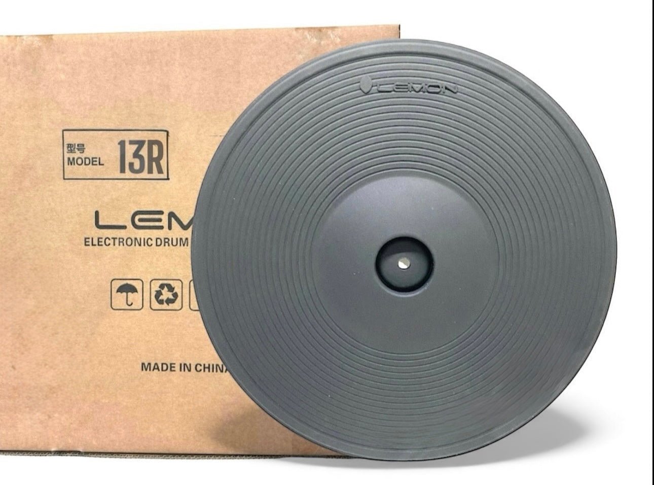 Lemon Cymbal Pack 12” Crash 13” Ride 2 Piece Hi Hat for Roland Alesis Kit