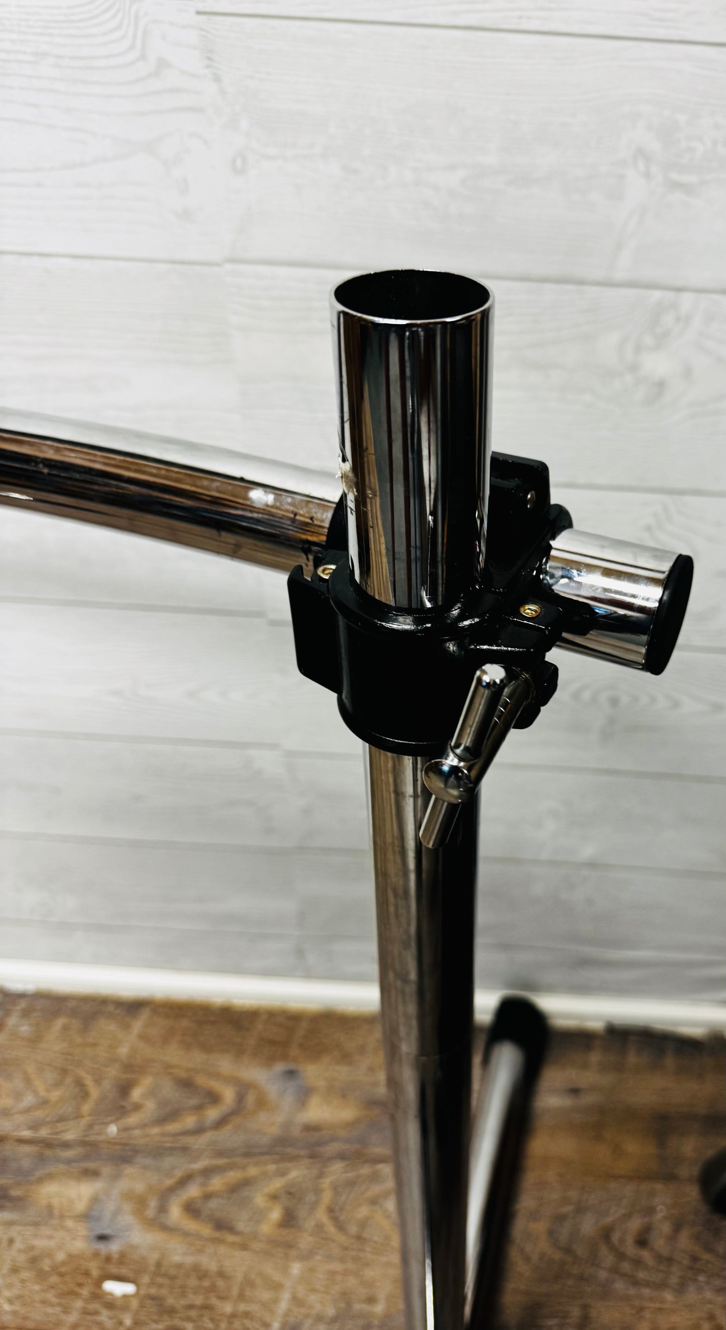 PDP Chrome Power Drum Rack Curved Gibraltar Clamp 1.5” Tubes