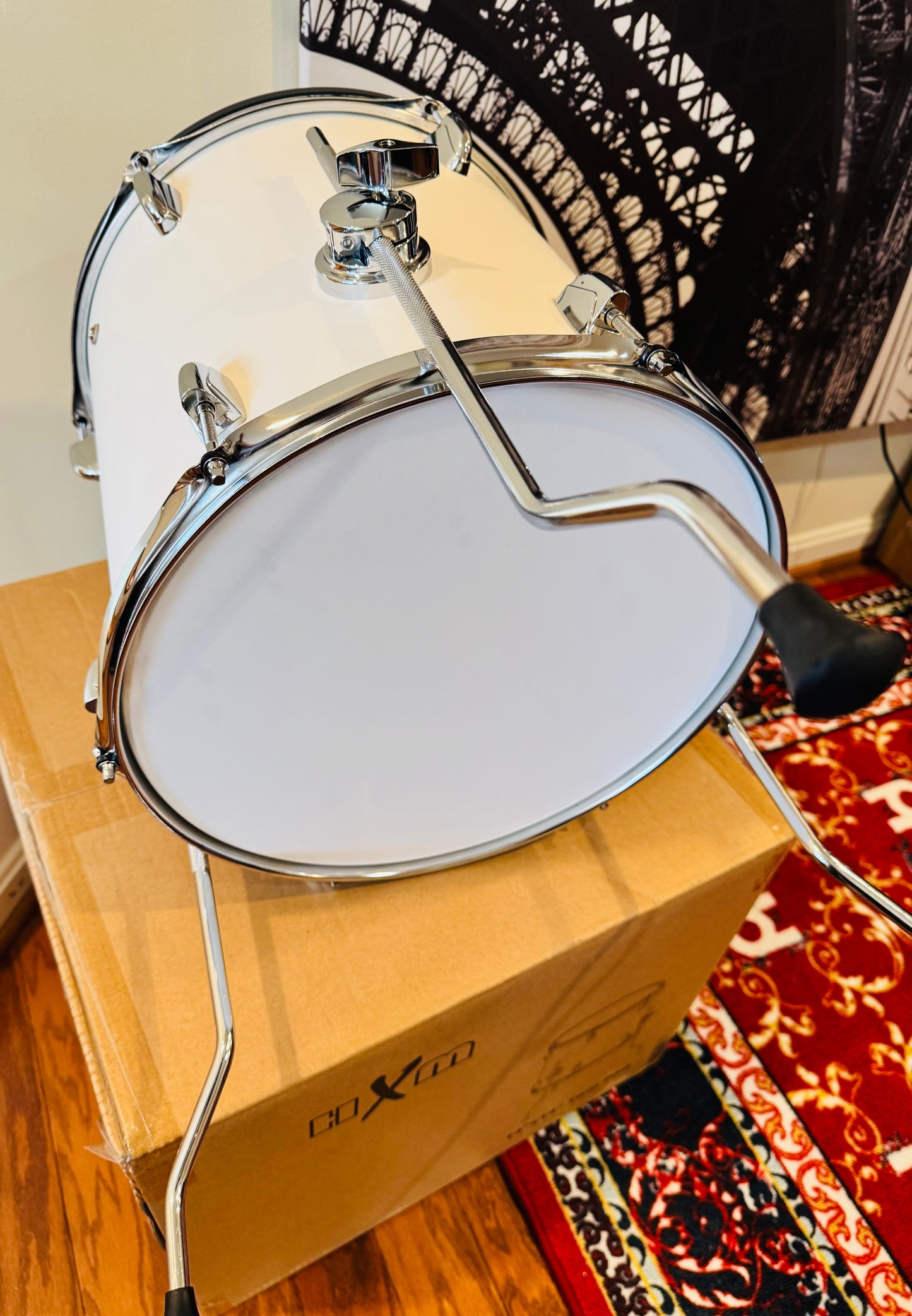 HXM 14x14 Mesh White Floor Tom for Roland Alesis Kit VAD OPEN BOX