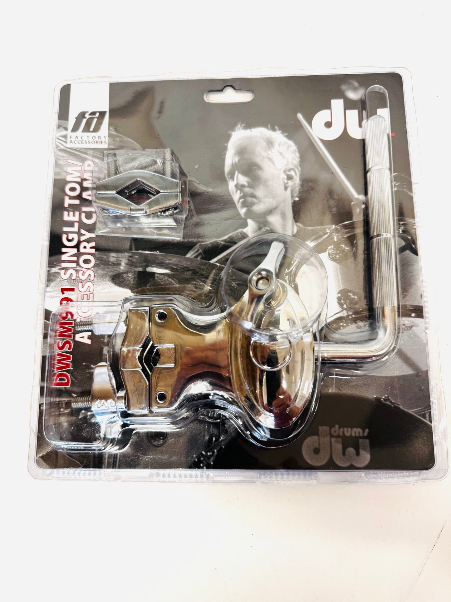 DW Single Tom Clamp DWSM991 Chrome OPEN BOX