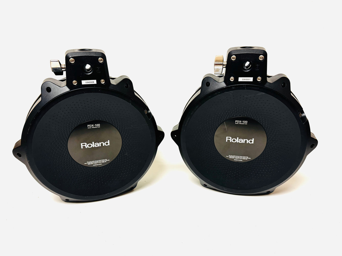 Pair of Roland PDX-100 10” Mesh Snare Tom Pad PDX100