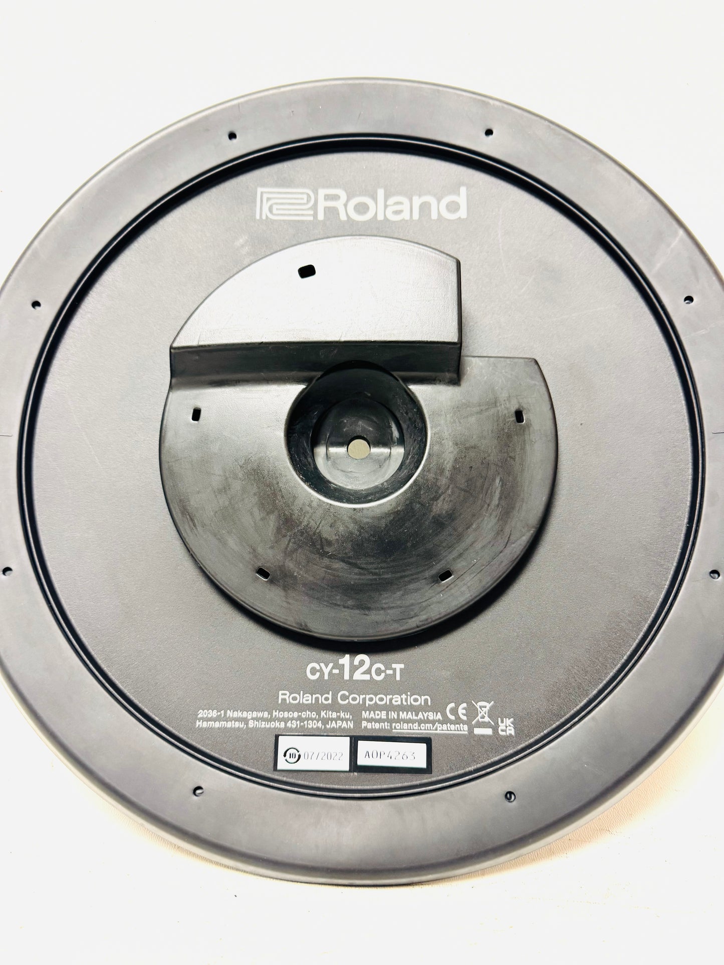 Roland CY-12C-T Thin Cymbal with Ball Arm and Mount CY12C T