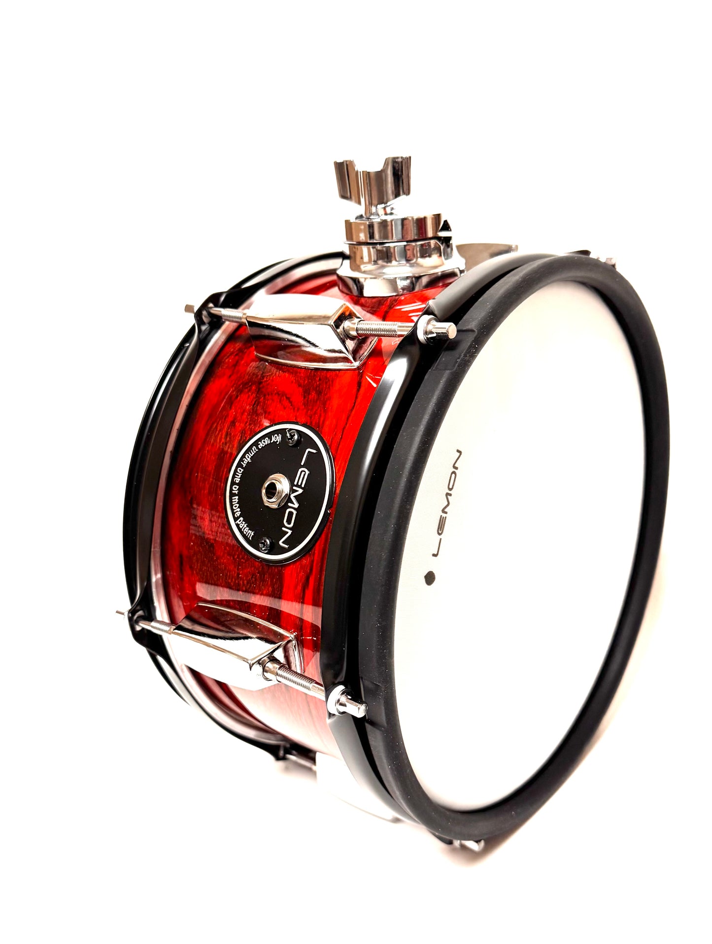 Lemon 10” x 5” RED FLAME Mesh Tom for Roland Alesis Strike Kit Kit
