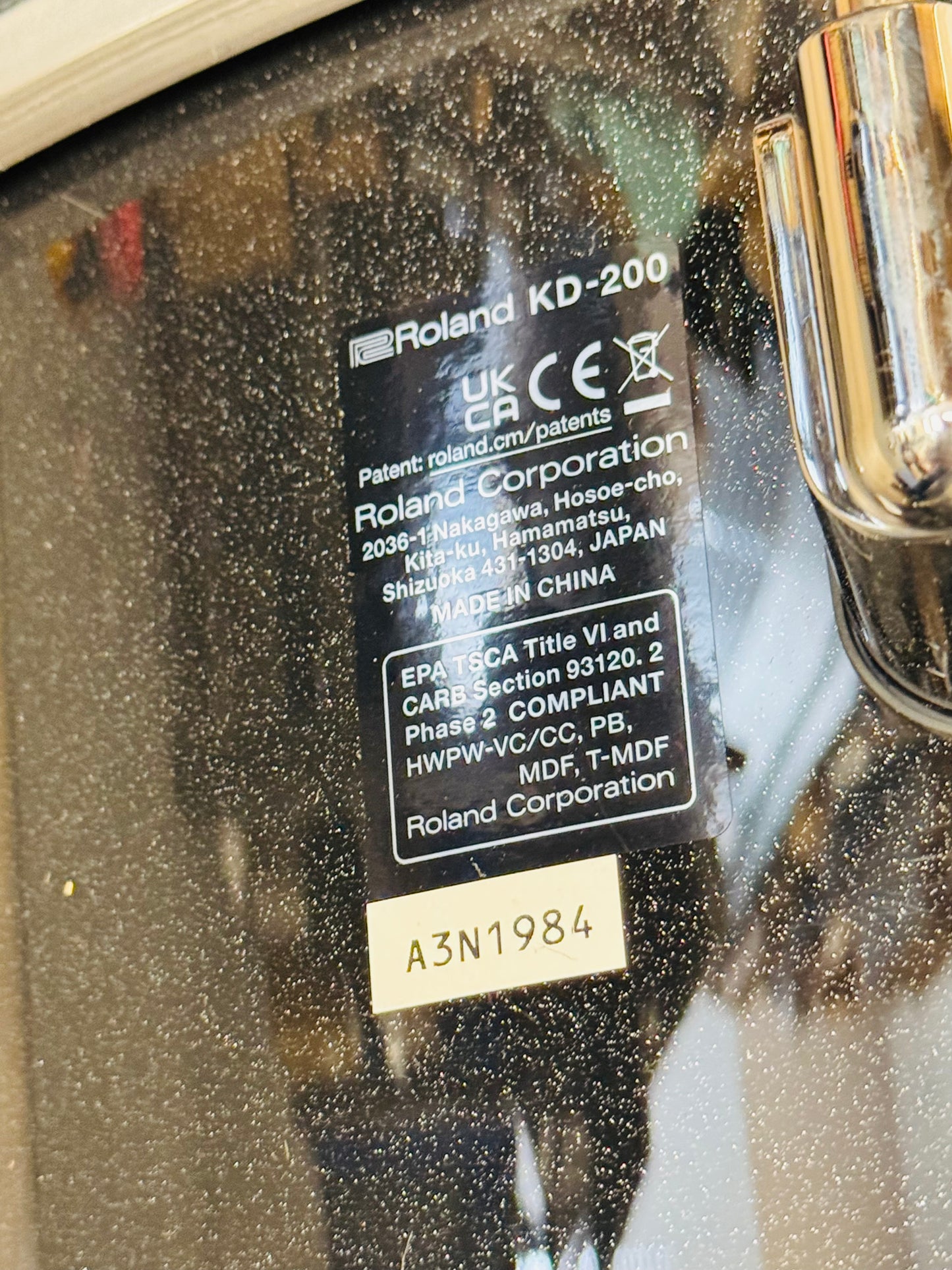 Roland KD-200 **READ** MS Bass Kick Drum VAD