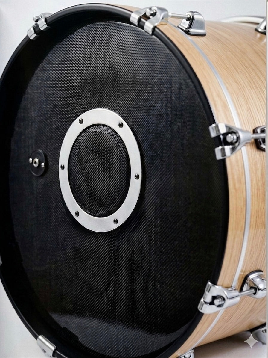 Dolby E Drum Shell Pack Natural Wood Kick Snare Tom for Roland Alesis Lemon