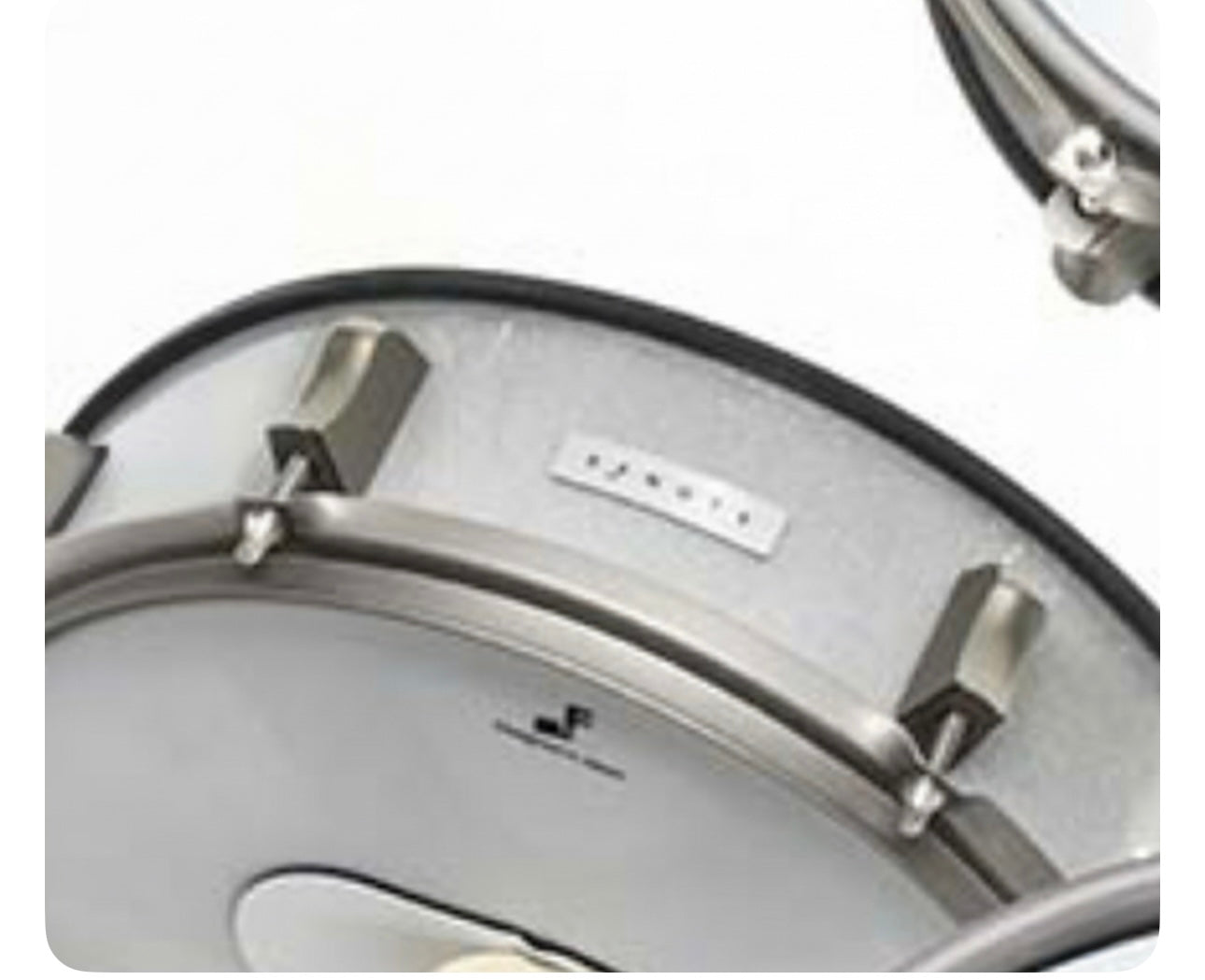 EFNOTE Kick Pad 12” Bass Drum White Sparkle EFD-K12P-WS