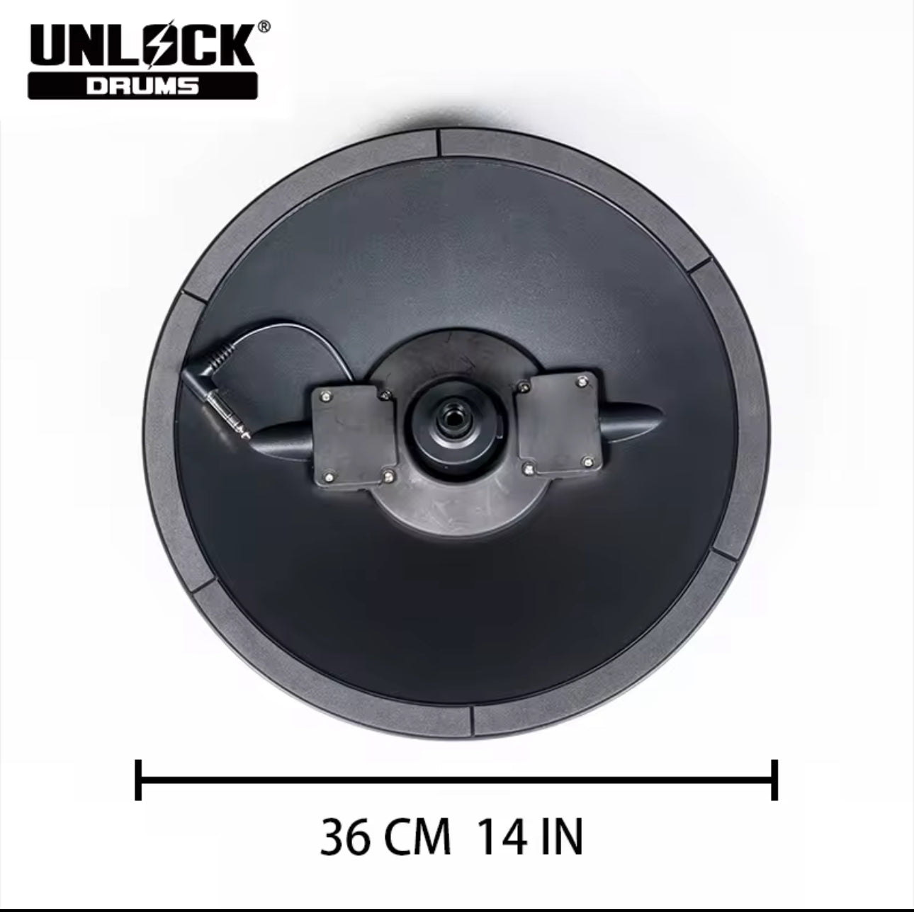 UNLOCK 14” 2 Piece Hi Hat Cymbals for Roland Alesis Strike VH