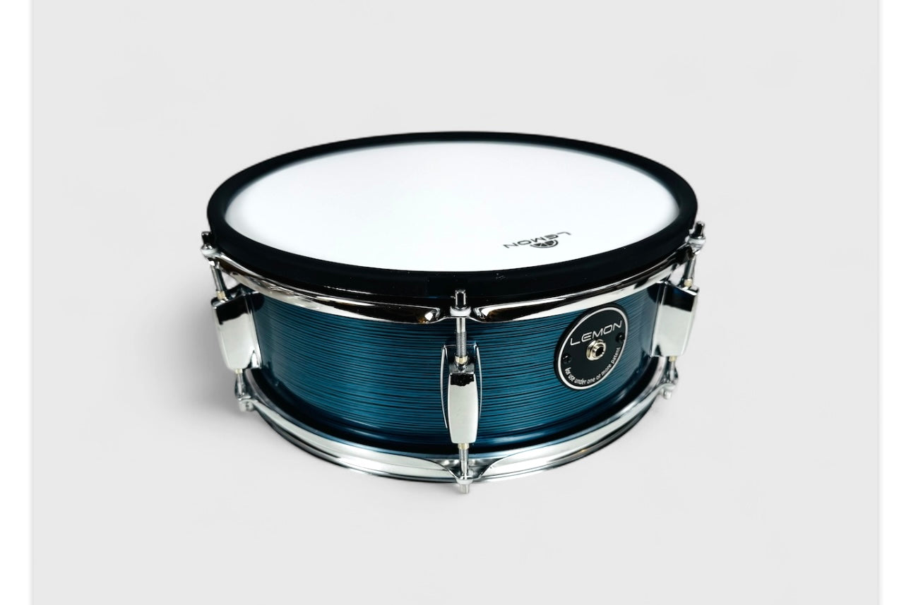 Lemon 13” x 5” Mesh Lake Blue Snare for Roland or Alesis Strike