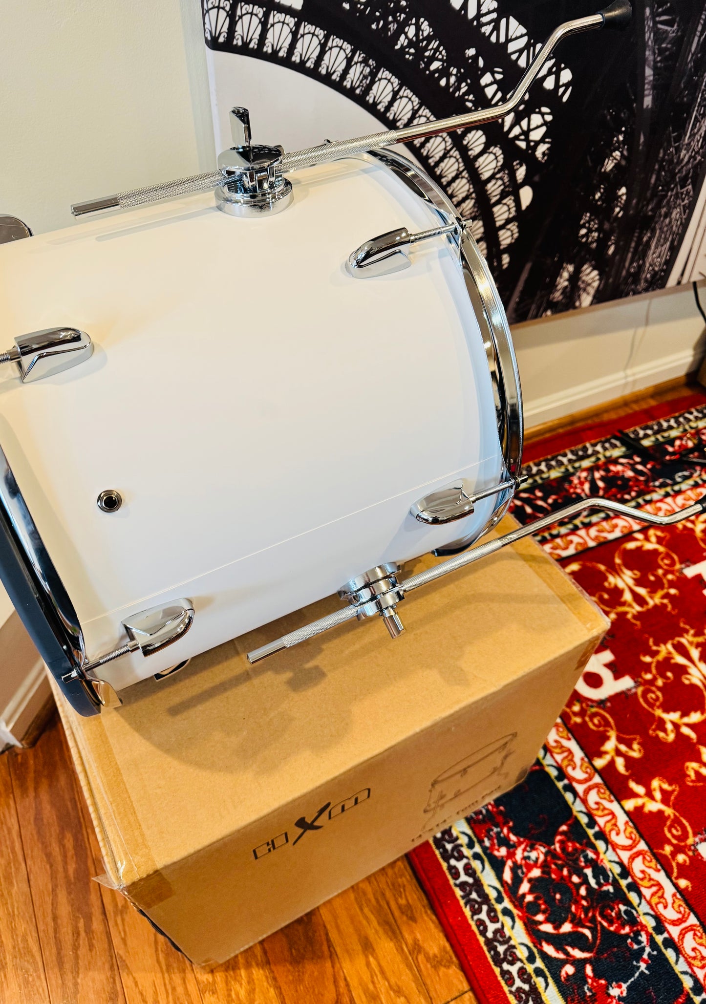 HXM 14x14 Mesh White Floor Tom for Roland Alesis Kit VAD OPEN BOX