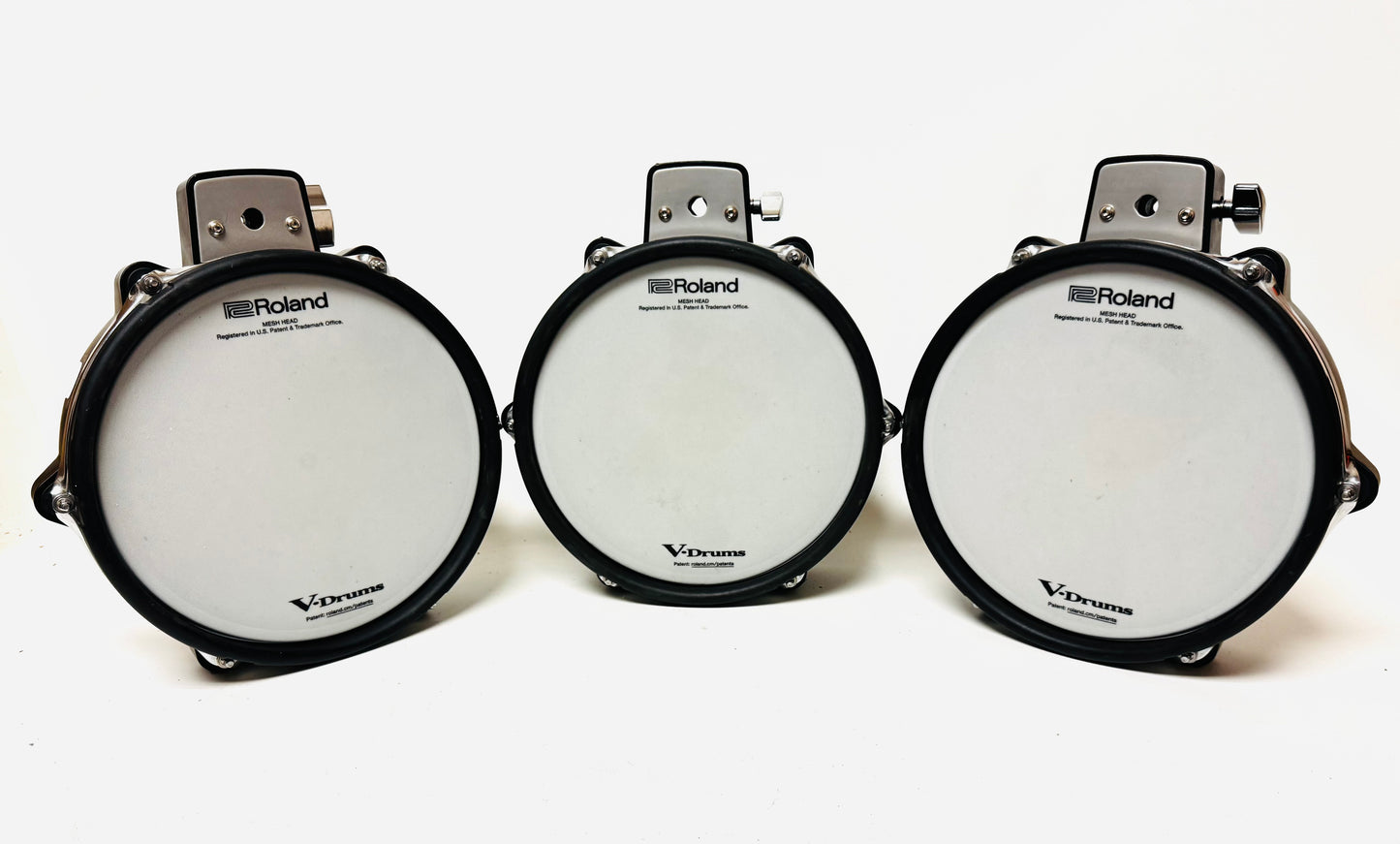 Set of 3 Roland PDX-100 10” Mesh Snare Tom Pad PDX100
