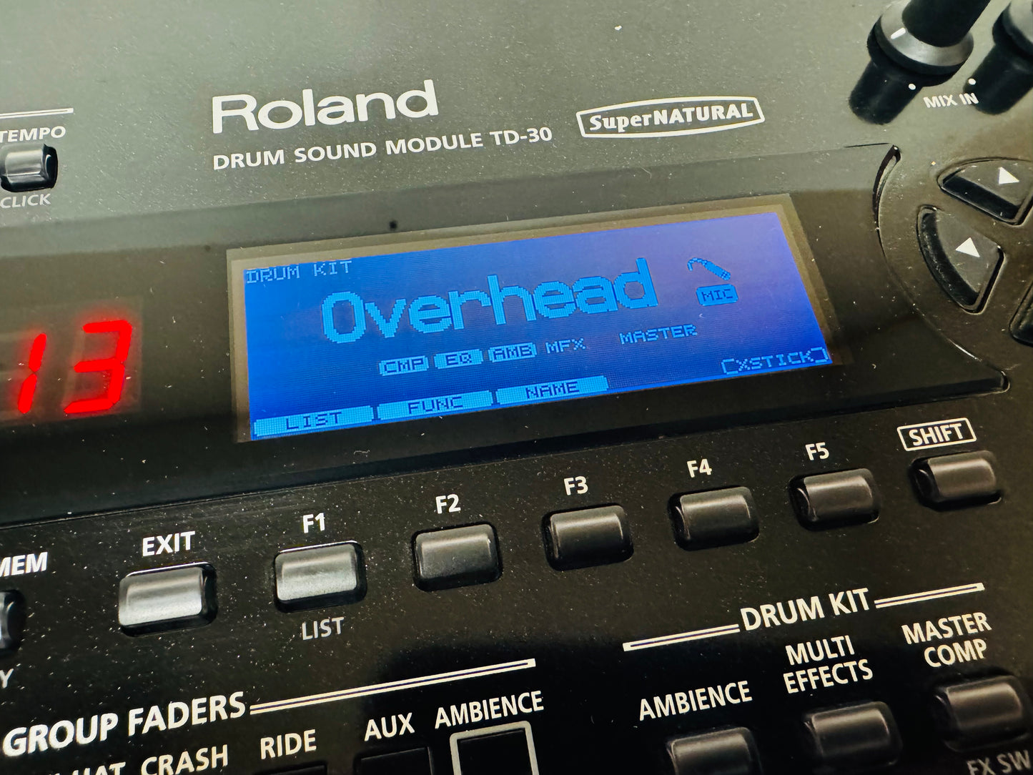 Roland TD-30 V-Drums Module w EXTRAS Brain TD30
