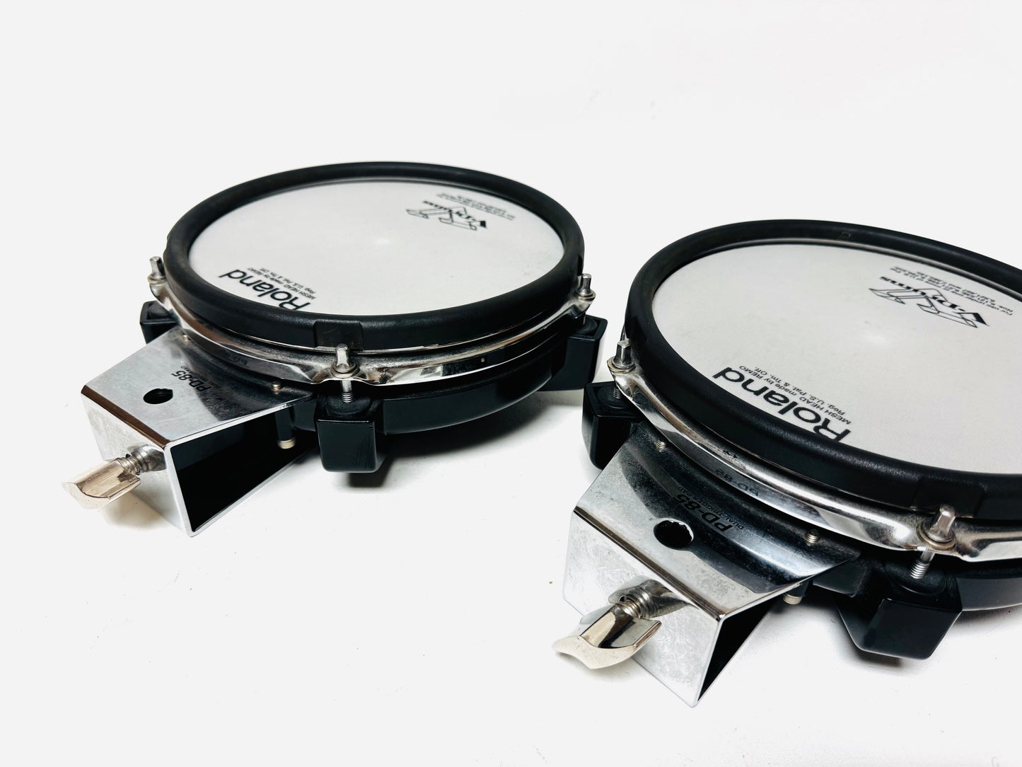 Pair of Roland PD-85 Mesh 8” Tom or Snare Pad PD85