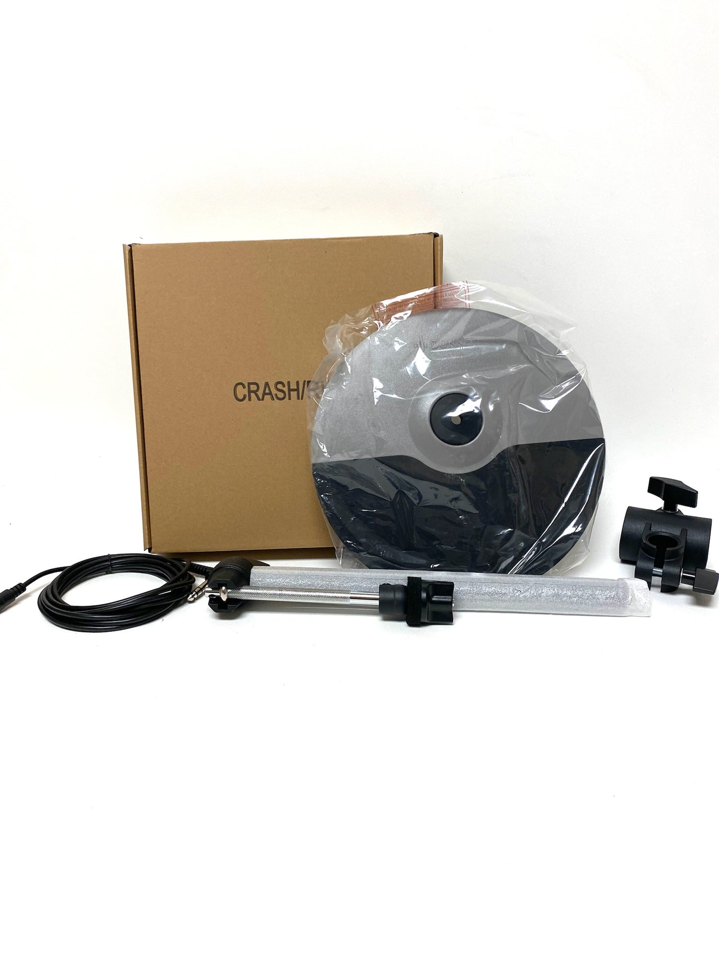 Donner 10” Ride Crash Cymbal w Arm Clamp Cable OPEN BOX