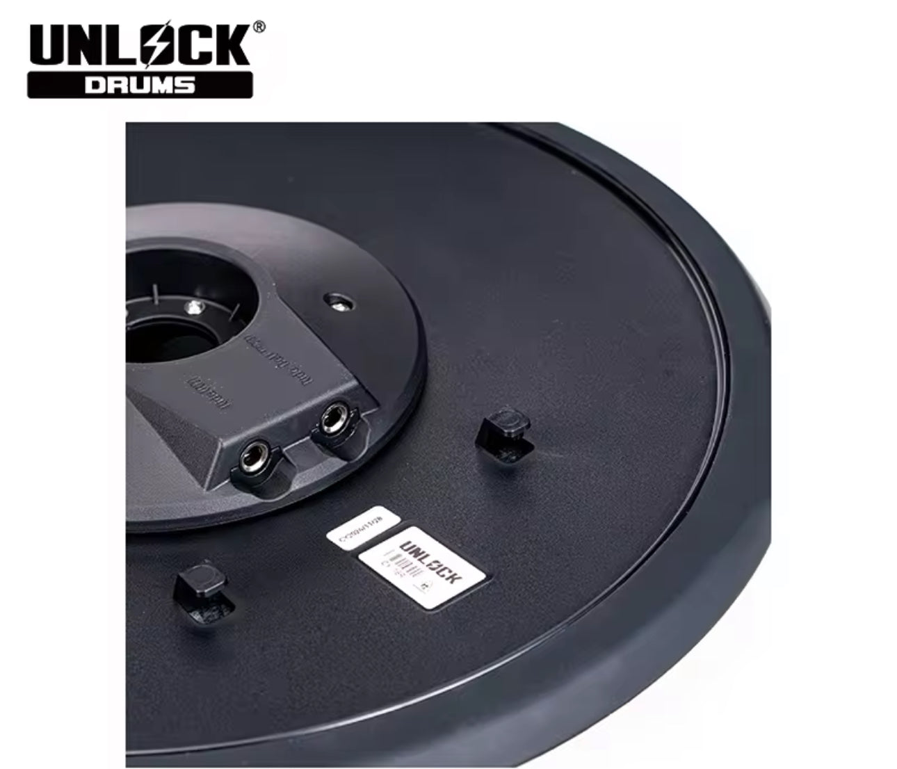 UNLOCK 14” 3 Zone Ride Crash Bell Cymbal for Roland Alesis Kit