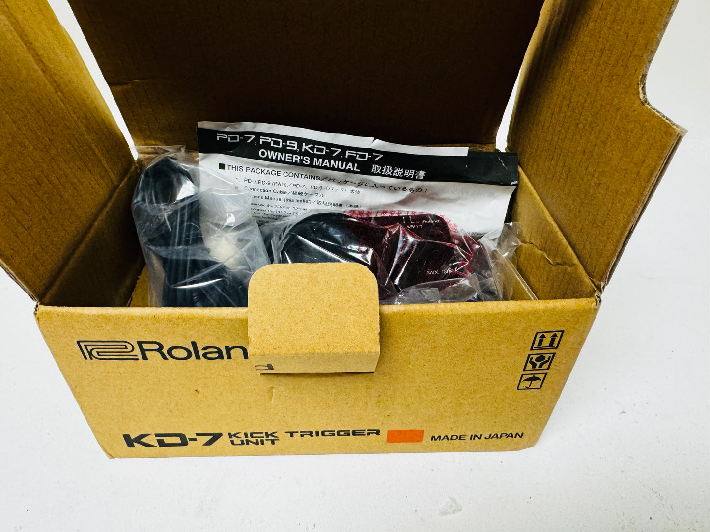 Roland KD-7 Kick Drum Bass Trigger w Beater OPEN BOX