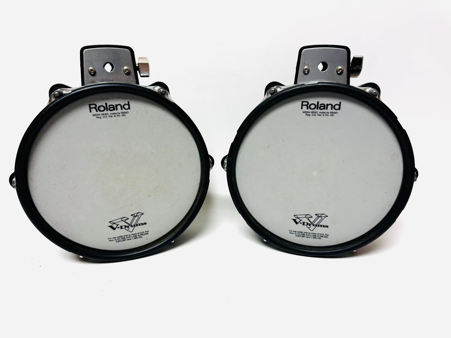 Pair of Roland PDX-100 10” Mesh Snare Tom Pad PDX100