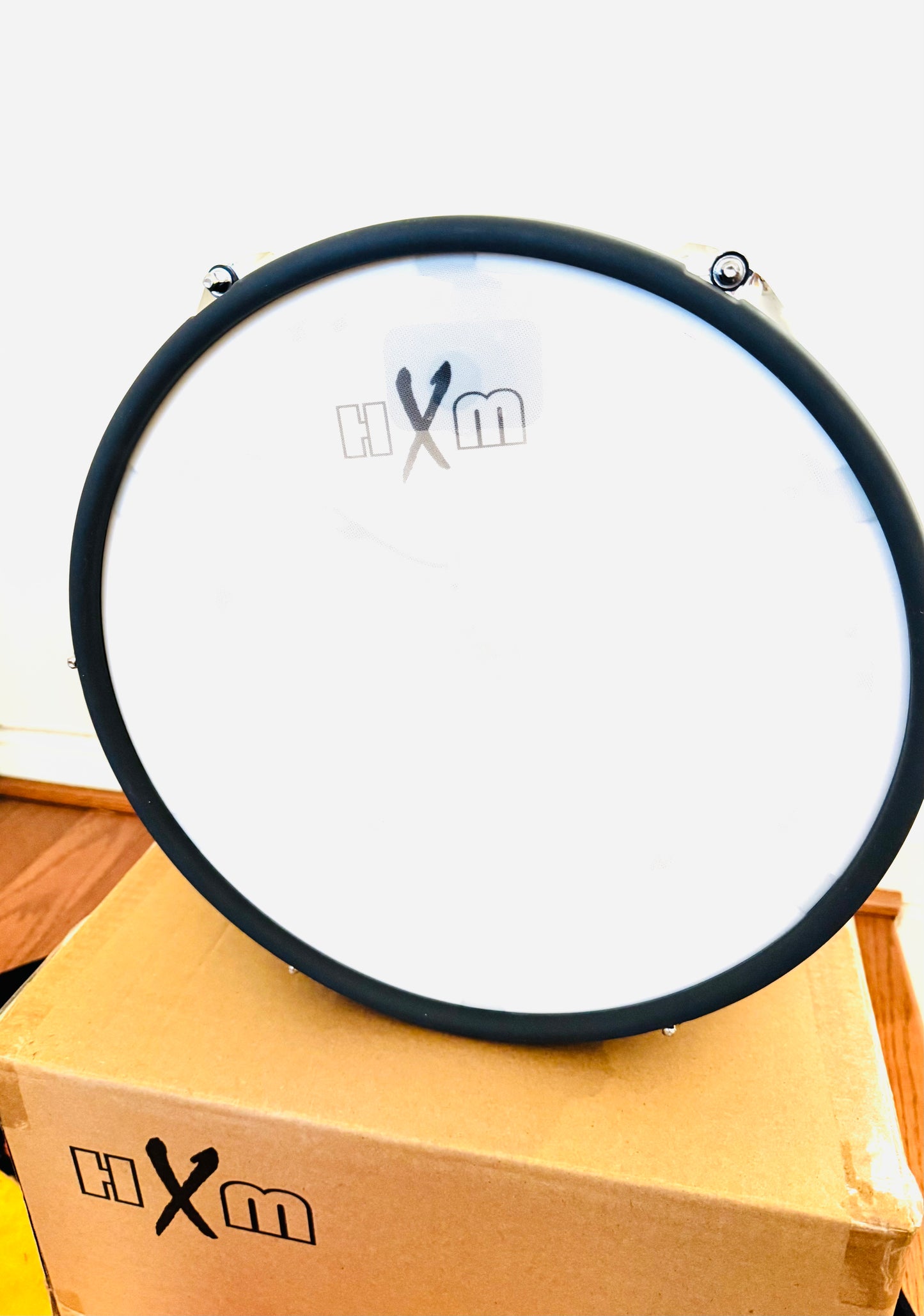 HXM 13” X 5” White Snare Drum for Roland Alesis Lemon Kit OPEN BOX