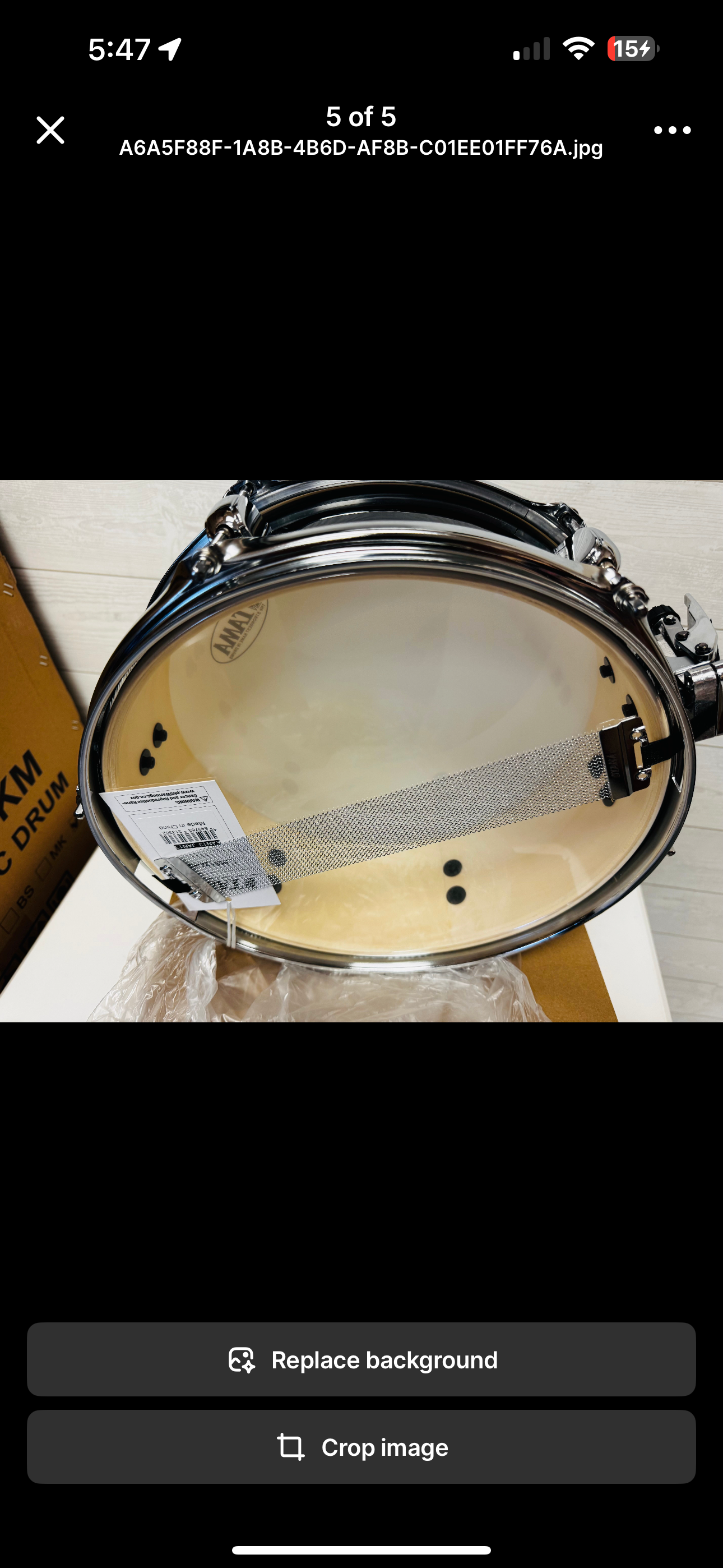 Tama Club Jam CUSTOM Electronic 12 x 4 Snare Drum For Roland Alesis