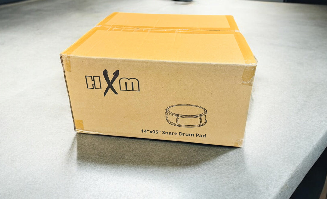 HXM 14” X 5” Black Sparkle Snare Drum for Roland Alesis Lemon Kit