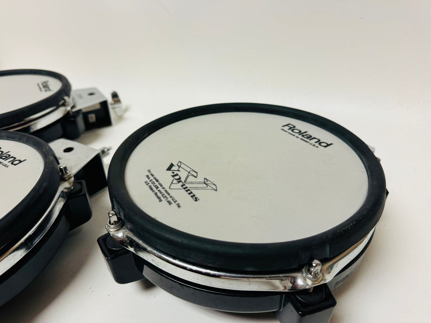 Set of 3 Roland Pd-85 8” mesh drum pads PD85