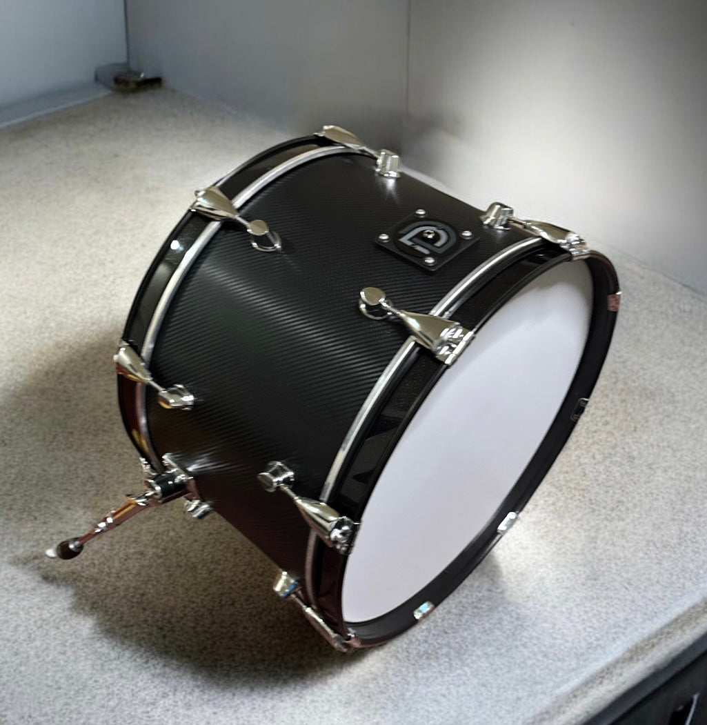 20” Lemon Carbon Black E Bass Kick Drum Trigger w DD Upgrades for Roland Alesis