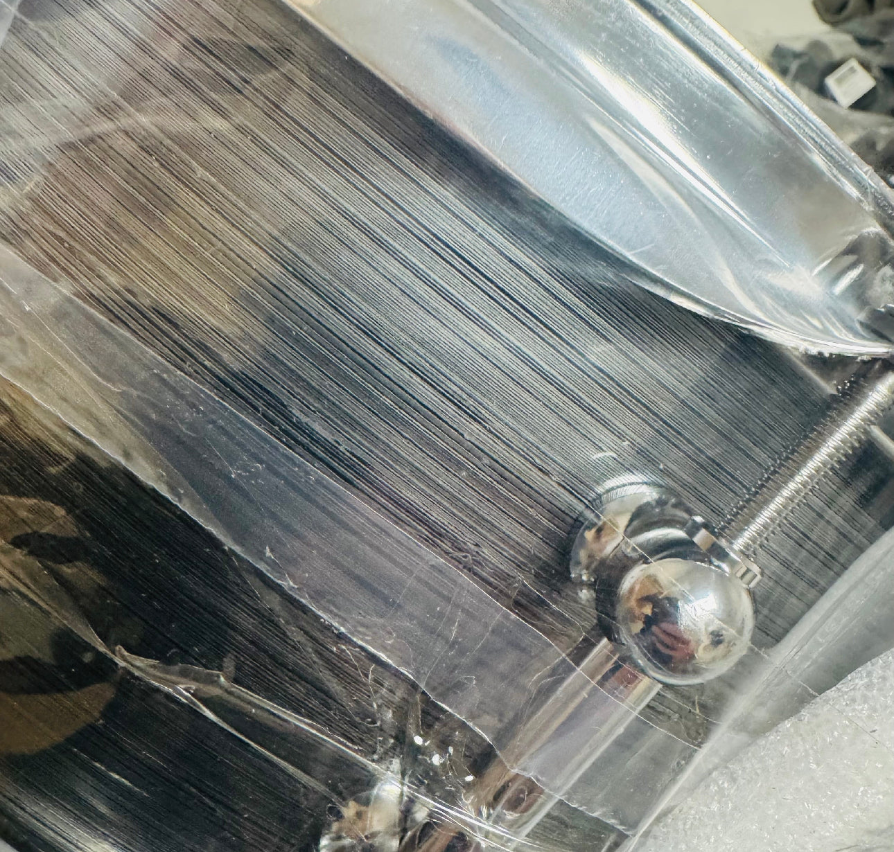 HXM 14 x 14” Mesh Brushed Silver Floor Tom for Roland Alesis Kit VAD