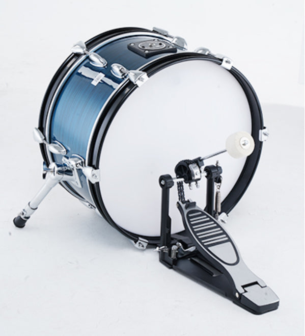 kick drum pedal setup Lemon 16” BLUE Bass Kick Drum with Pedal for Roland and Alesis Kit – Dolby Drums