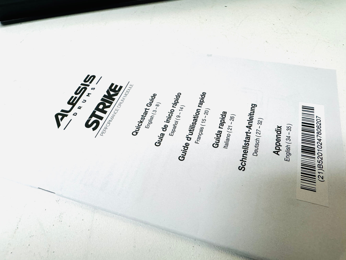 Alesis Strike Drum Module Brain with Cables and Mount Plate