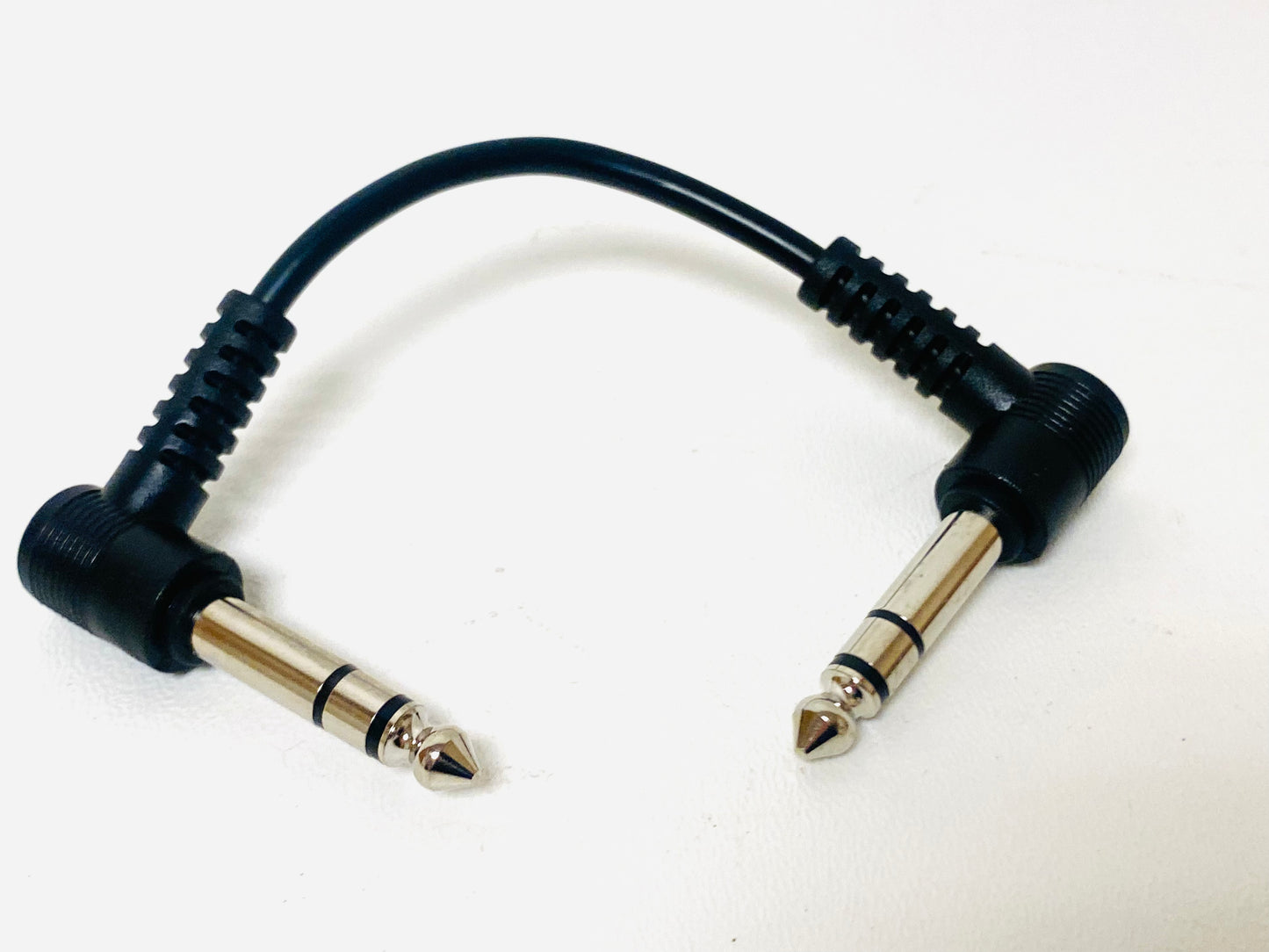 3” Stereo Short Patch Cable TRS Instrument 1/4” 6.35 mm 3 inch