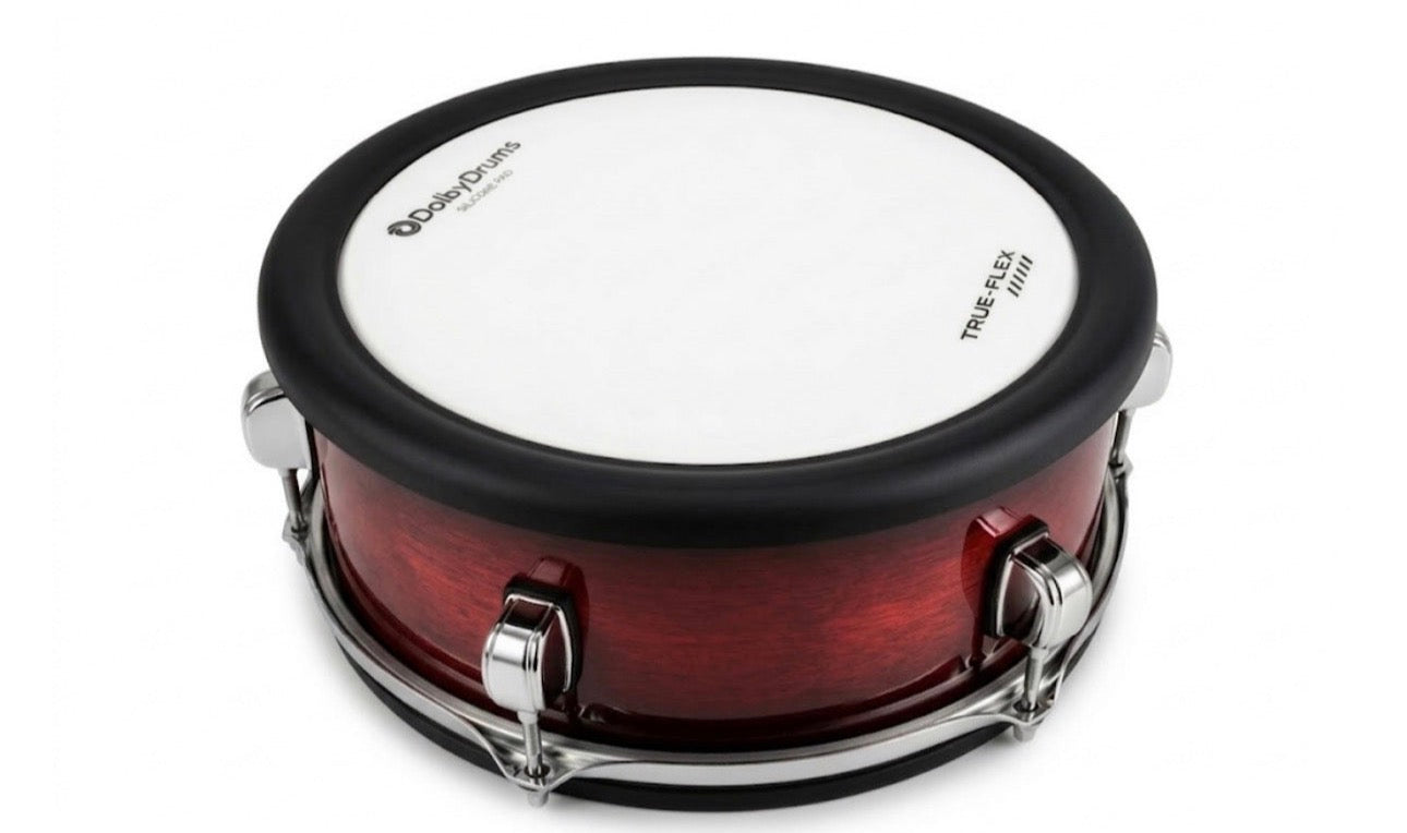 Dolby Dual Core Hybrid Shell Pack Red Fade Electronic Drum for Roland Alesis