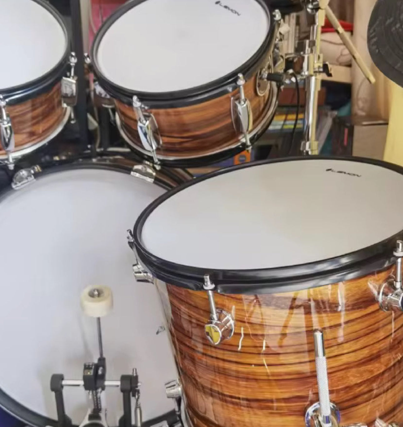 Lemon T-950 SE Drum Set DARK WOOD Compatible Roland +Alesis T950