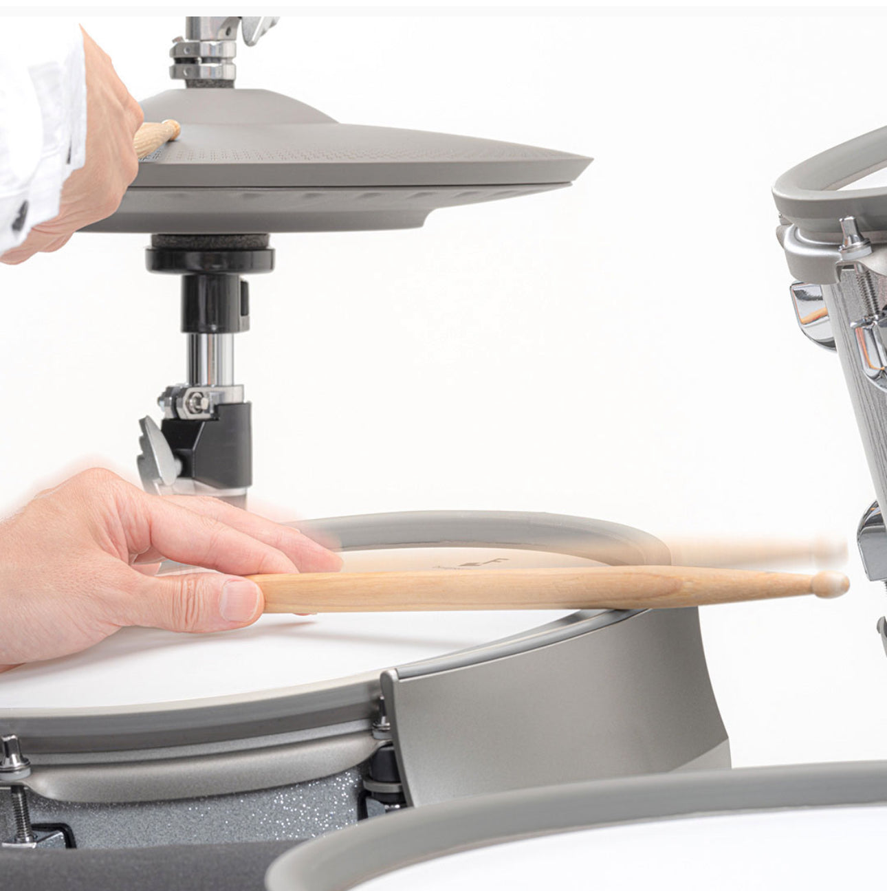 EFNOTE 12” 7-Sensor Snare Drum White Sparkle EFD-S1250-WS