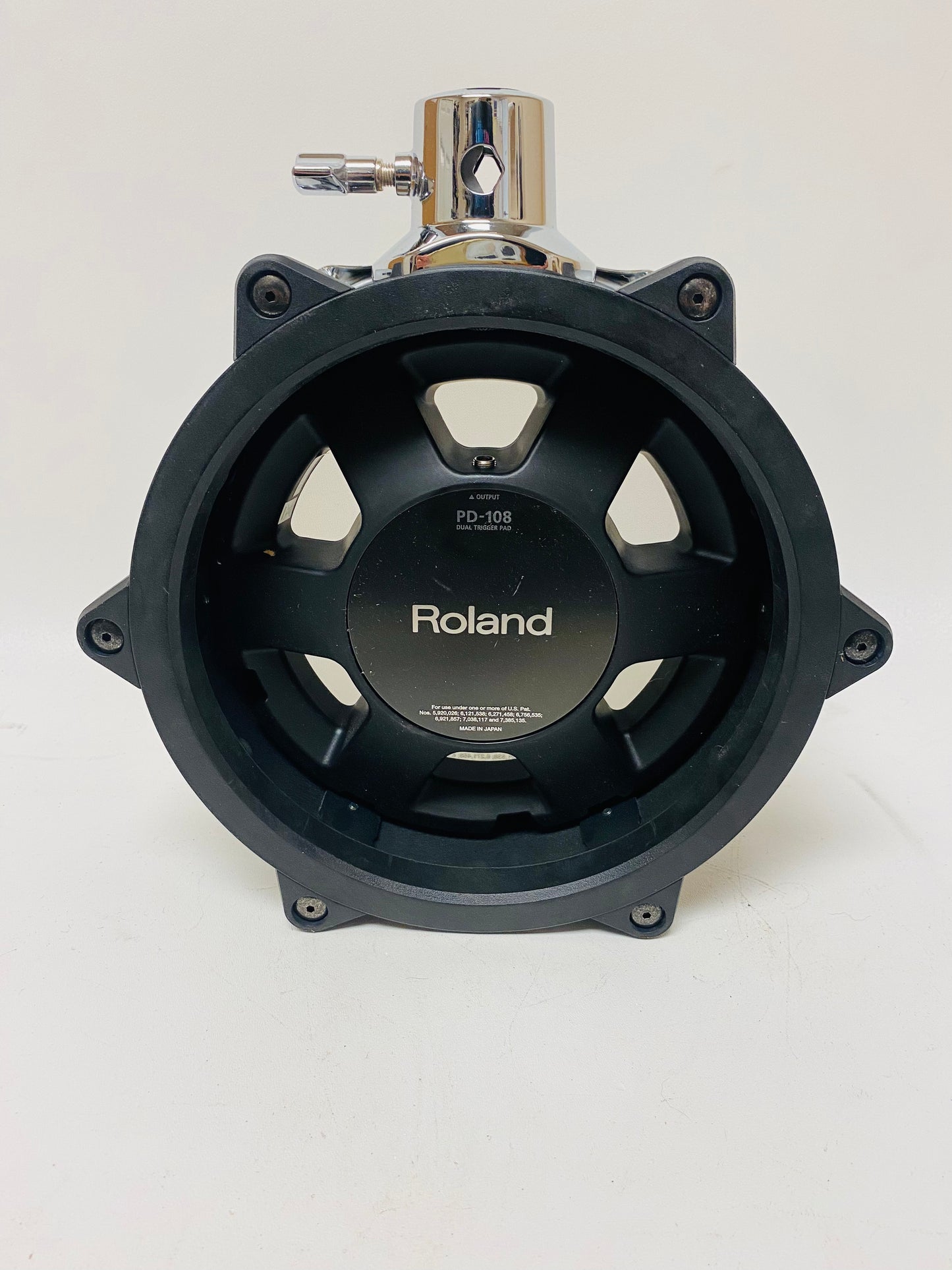 Roland PD-108-BC Black Chrome Mesh Pad PD108