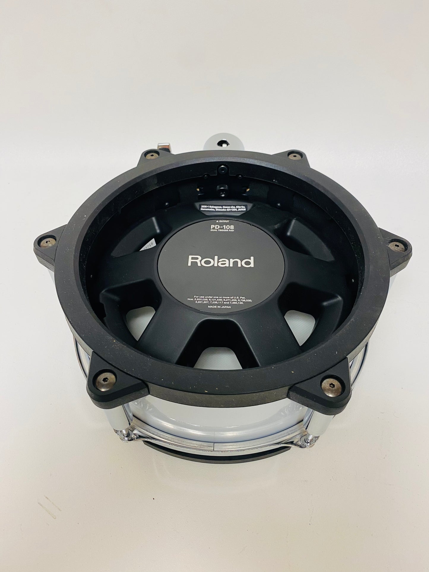 Roland PD-108 WHITE Dual Zone Mesh Pad PD108 30 50